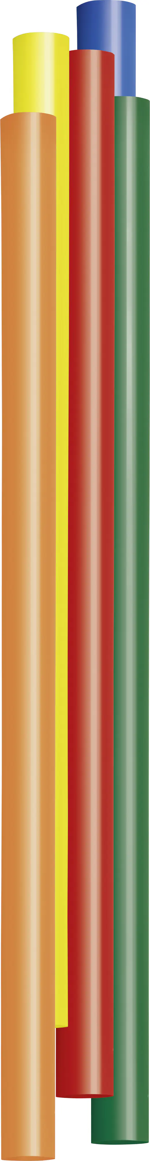 Steinel Klebesticks Ø 11 mm, bunt (Color), 10 Stück Steinel Klebesticks Ø 11 mm, bunt (Color), 10 Stück