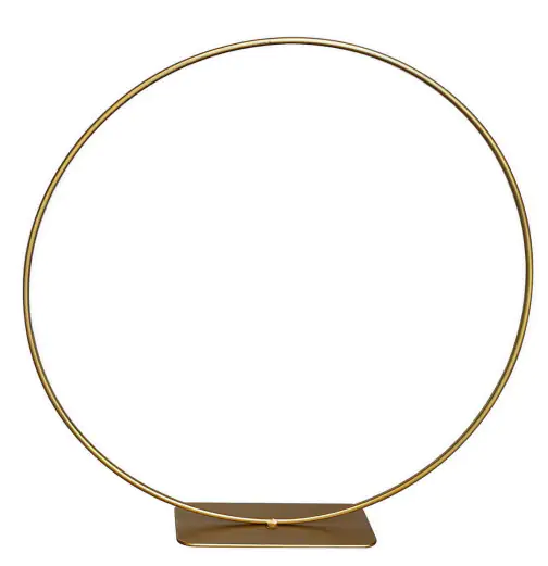TrendLine Floristenring mit Fuß Metall Ø 40 cm gold TrendLine Floristenring mit Fuß Metall Ø 40 cm gold