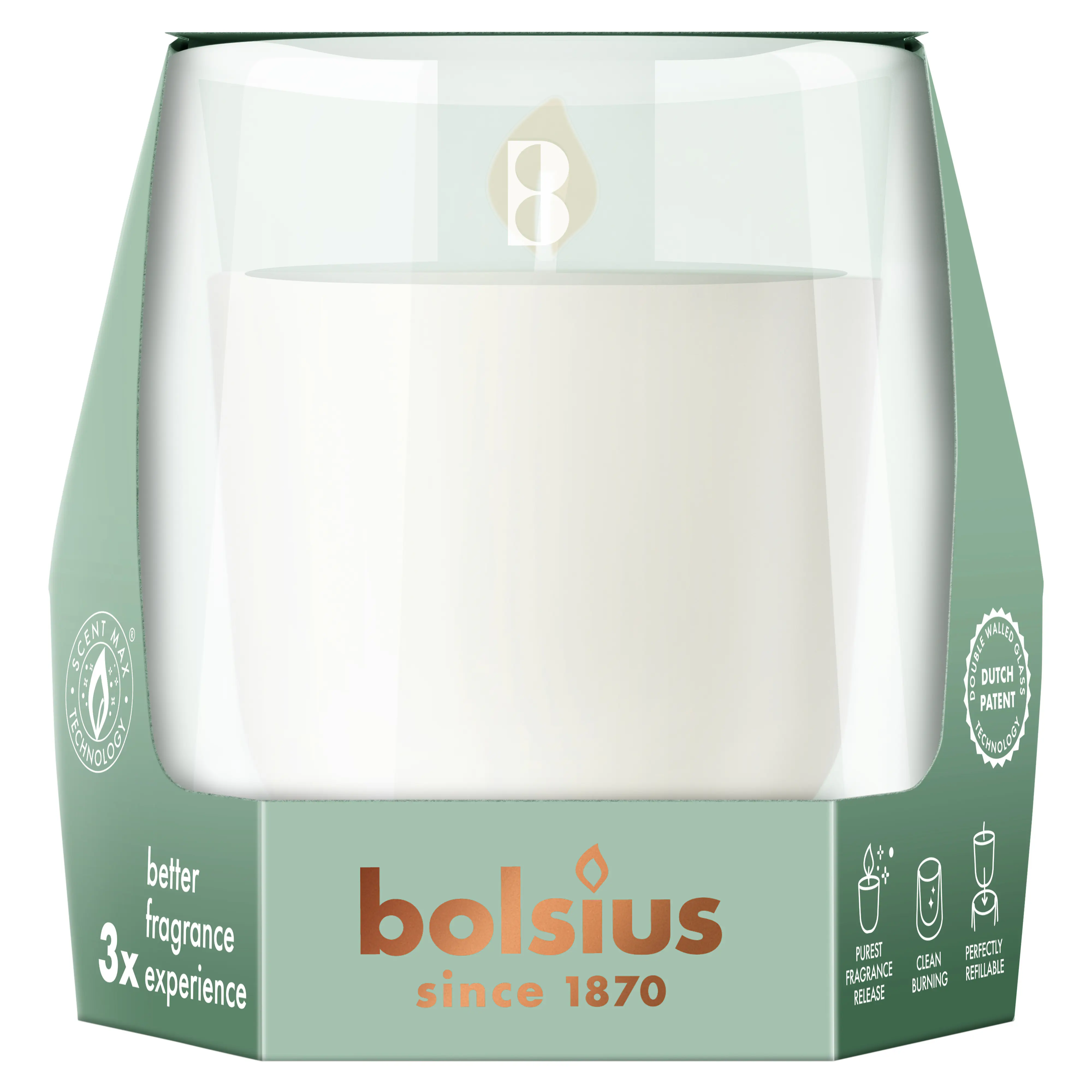 Bolsius Cleanlight Duftglas Starterkit vanille & tonkabohne