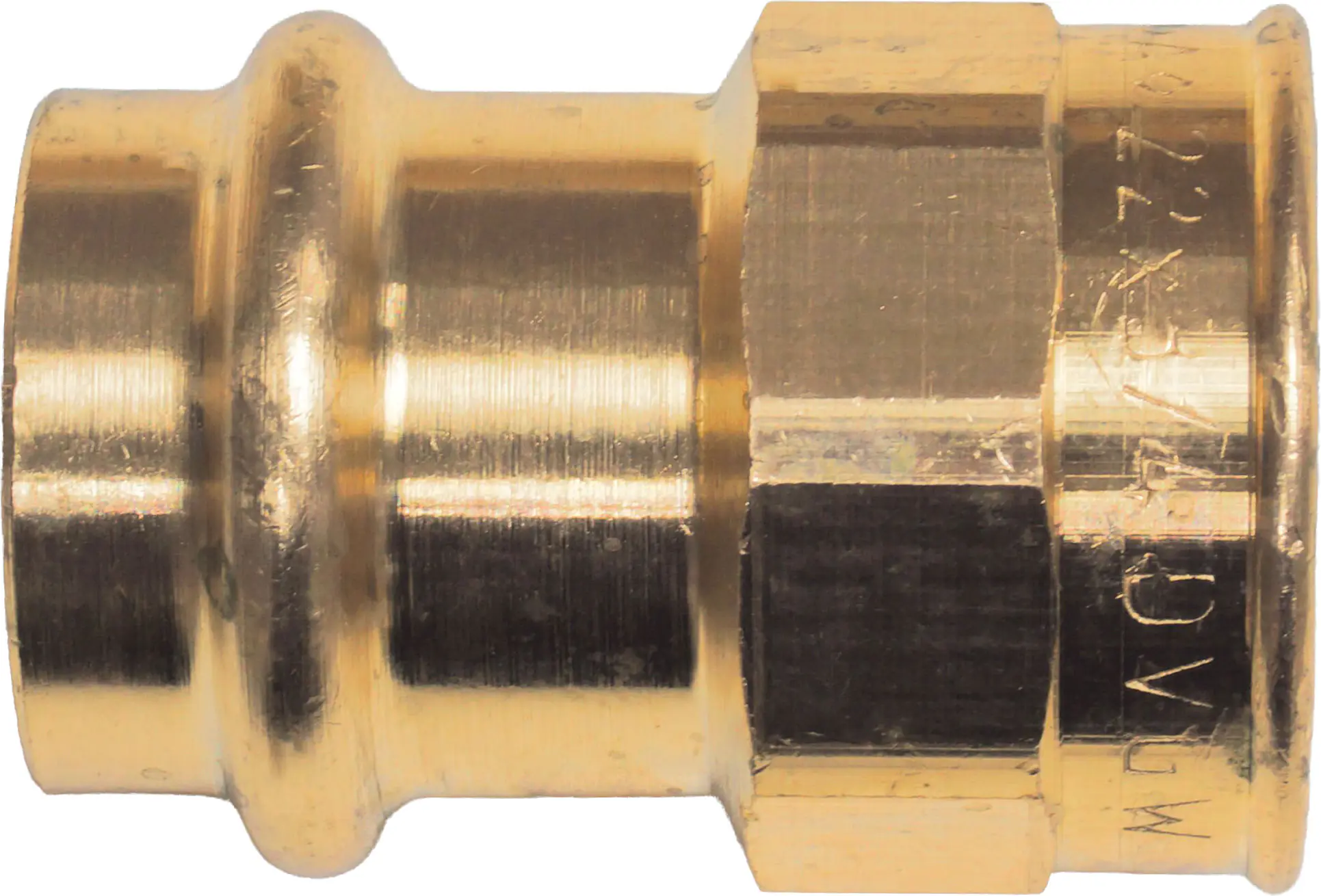 Cornat Press-Übergangs-Muffe Rotguss, ø 22 mm, 3/4" IG