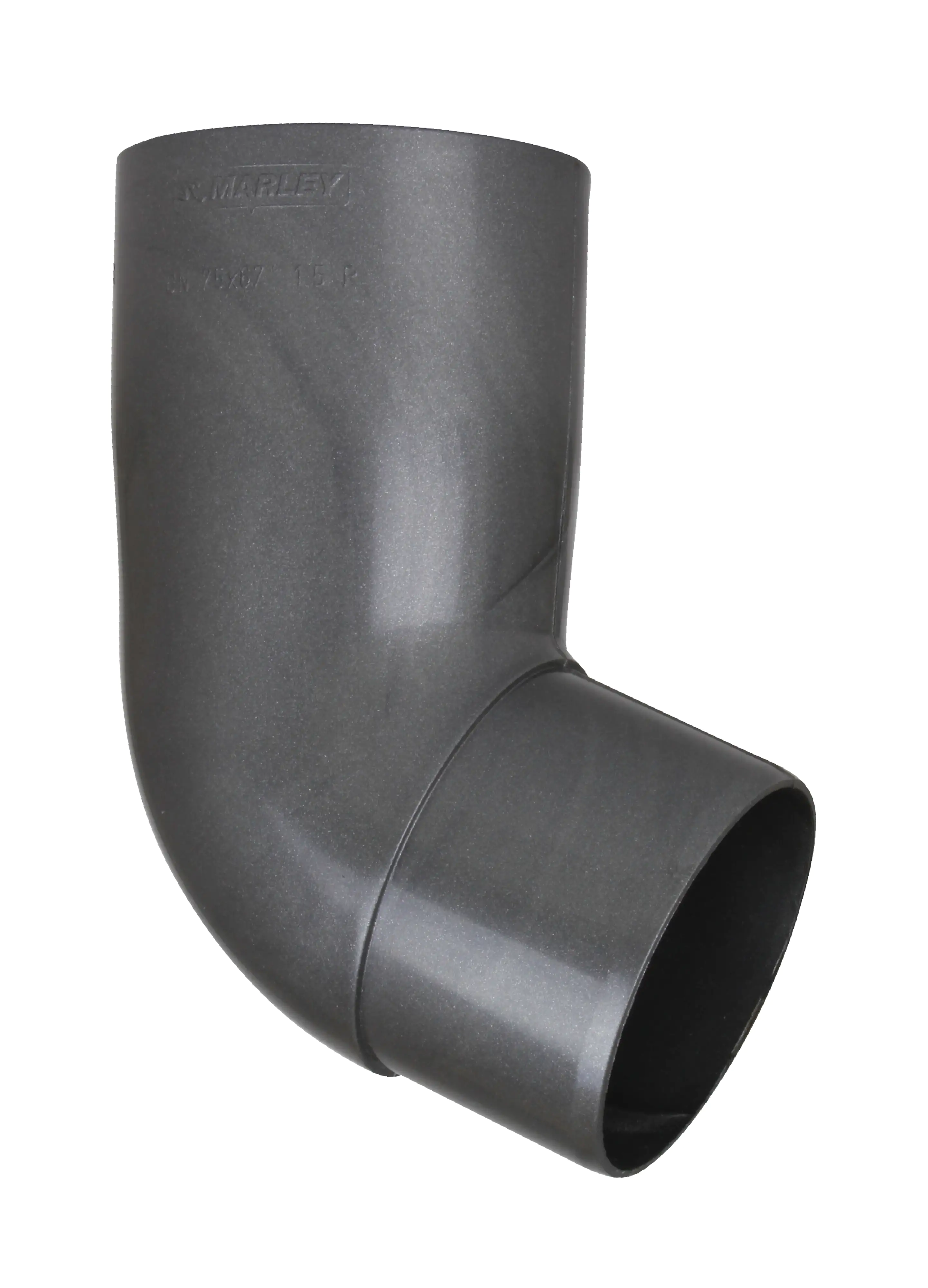 Marley Rohrbogen DN 75, 67°, anthrazit metallic