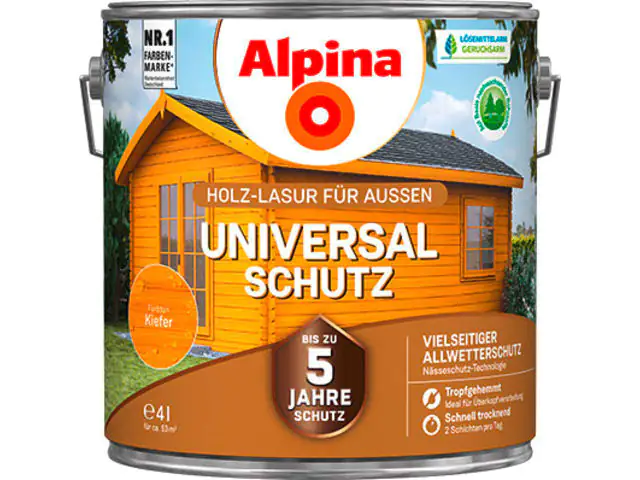Alpina Holzlasur Universal-Schutz4L kiefer