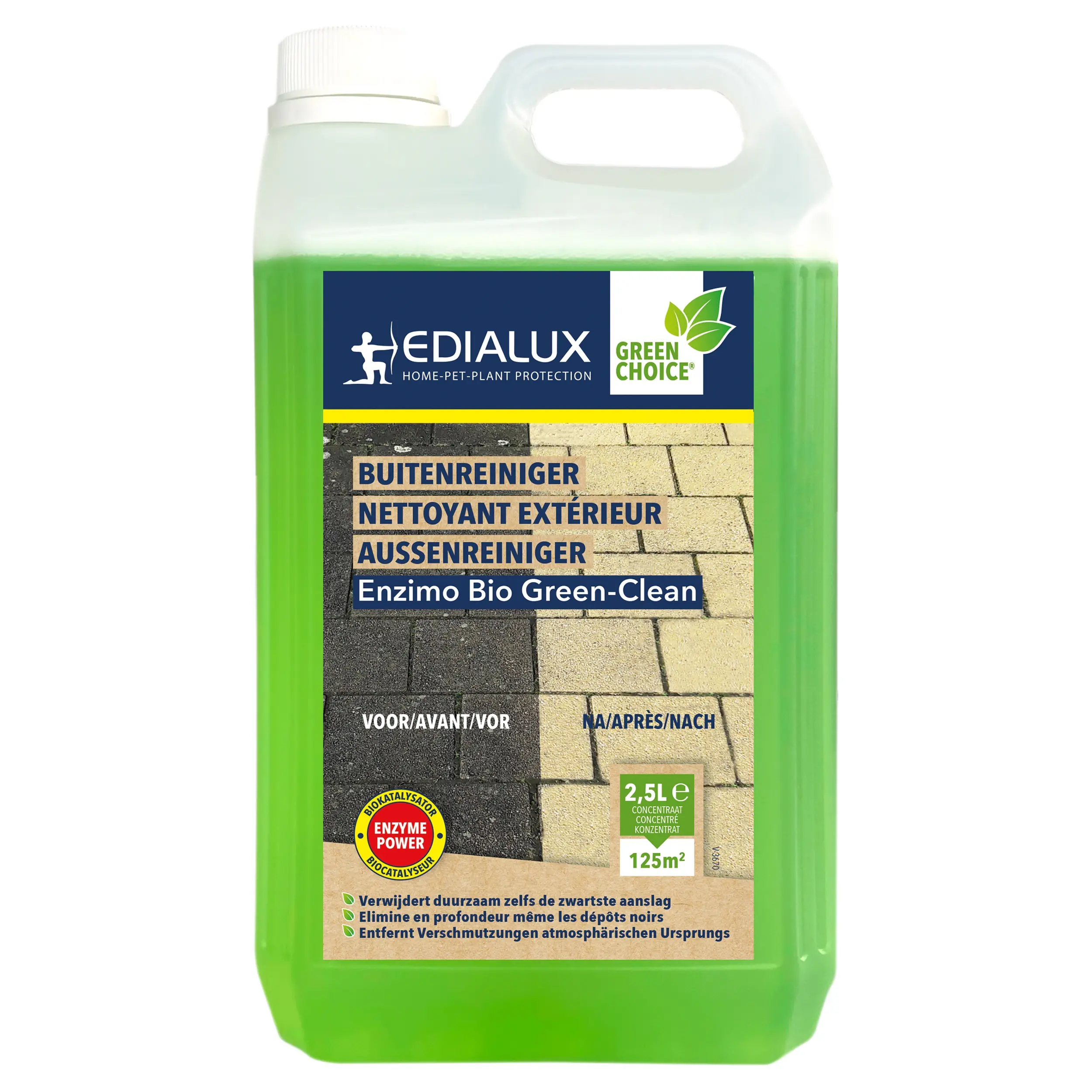 Edialux Stein- & Terrassenreiniger Enzimo Bio Green-Clean 2,5 L