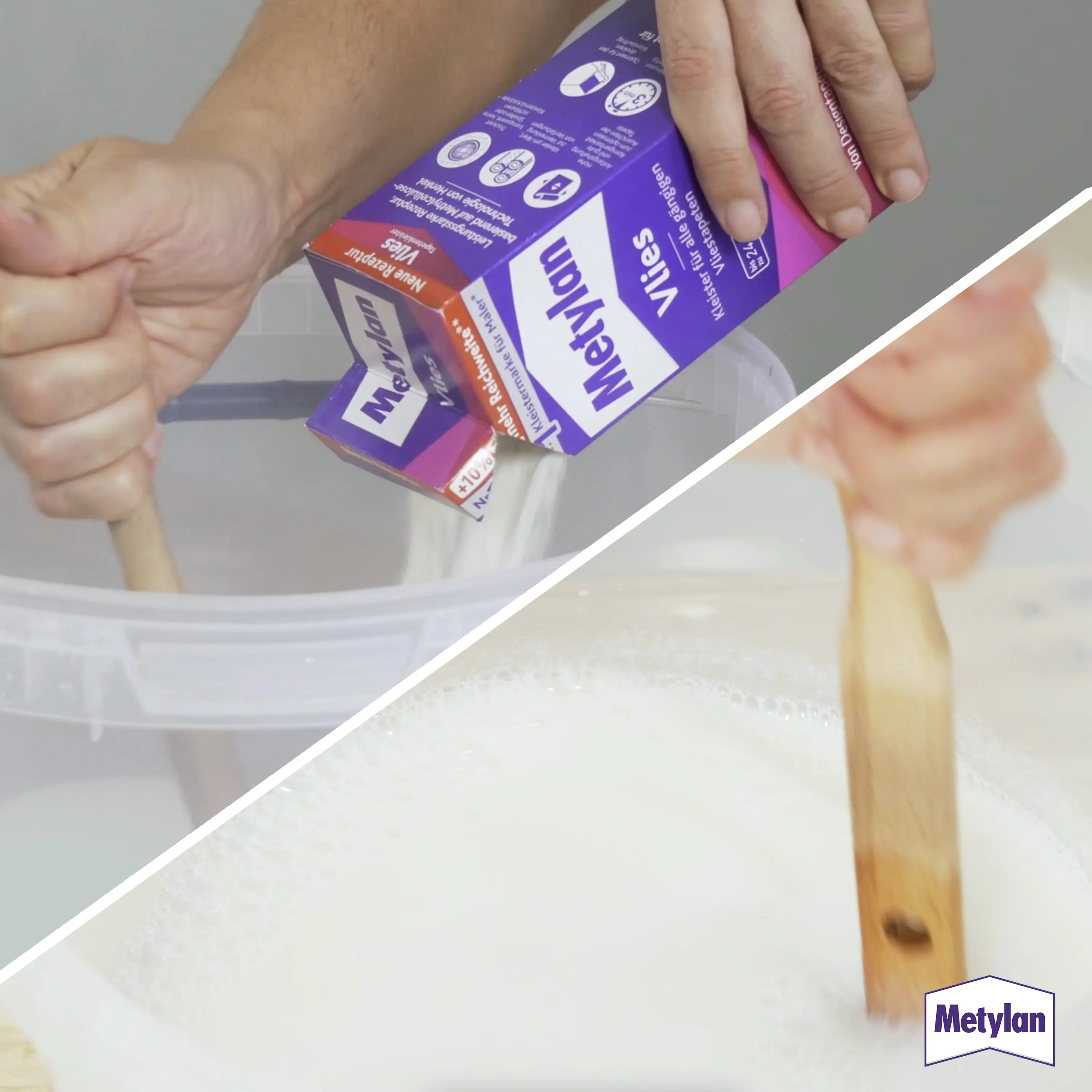 Metylan Vlies Tapetenkleister 720 g Paket, trocknet transparent Metylan Vlies Tapetenkleister 720 g Paket, trocknet transparent