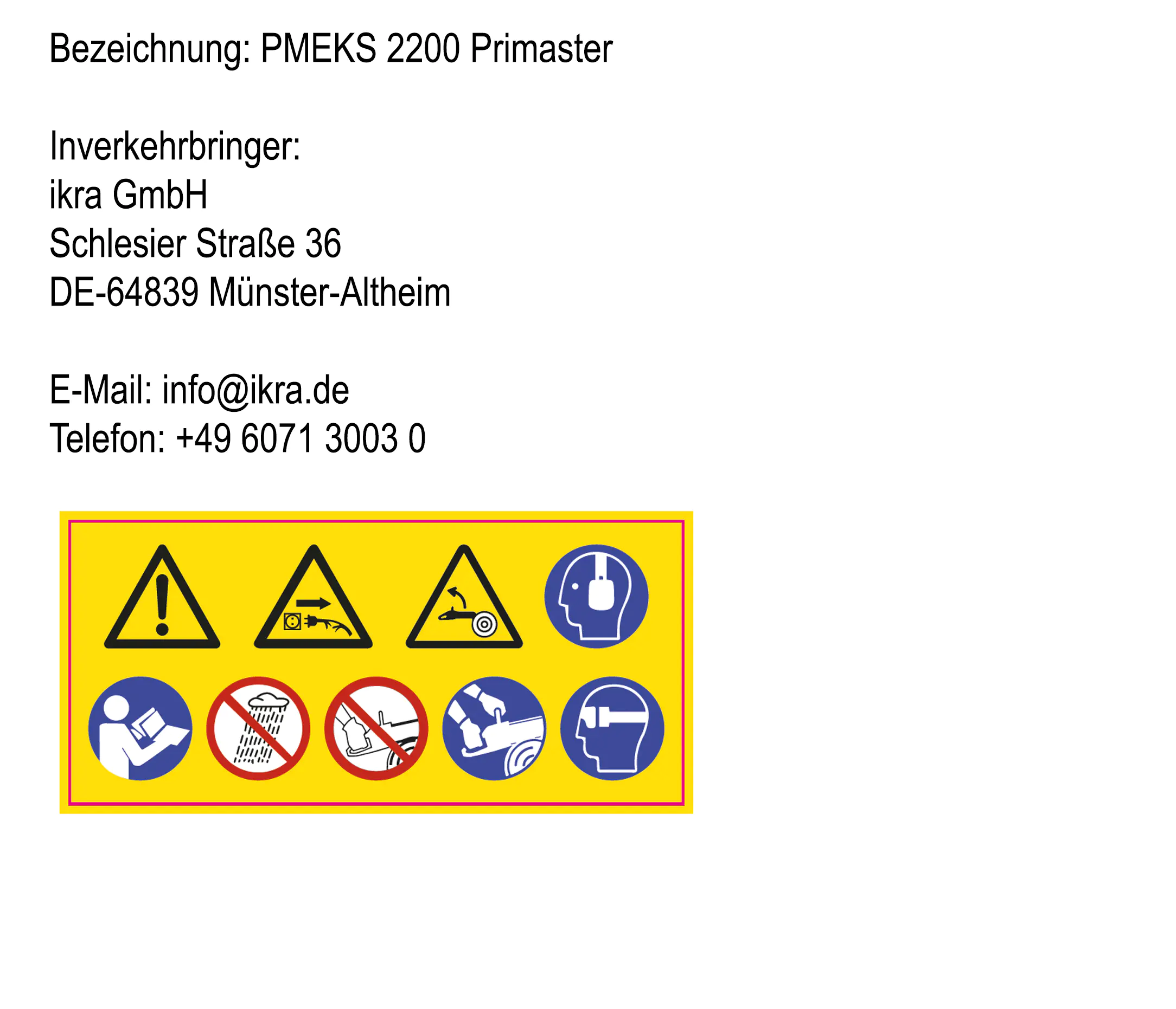 Primaster Elektro Kettensäge PMEKS 2200 2200 Watt 40 cm Schwertlänge Primaster Elektro Kettensäge PMEKS 2200 2200 Watt 40 cm Schwertlänge