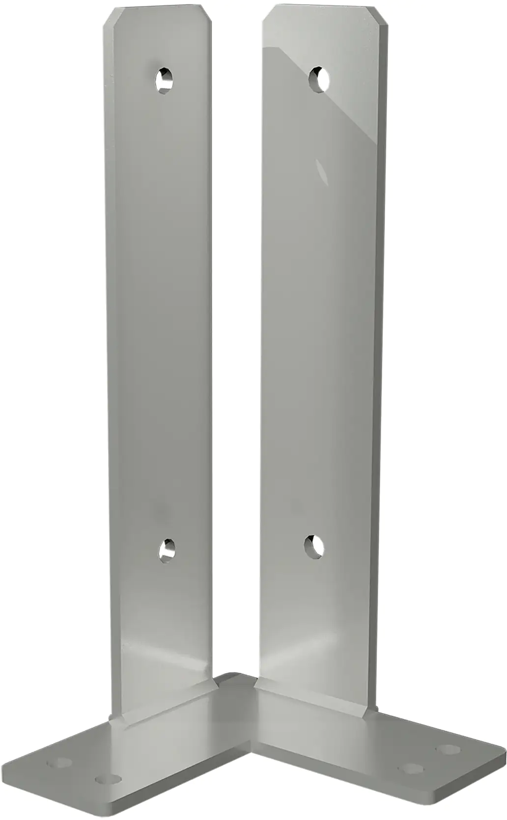 Plus Eck Pfostenfuss Fundamentsmontage 9x9x30 cm