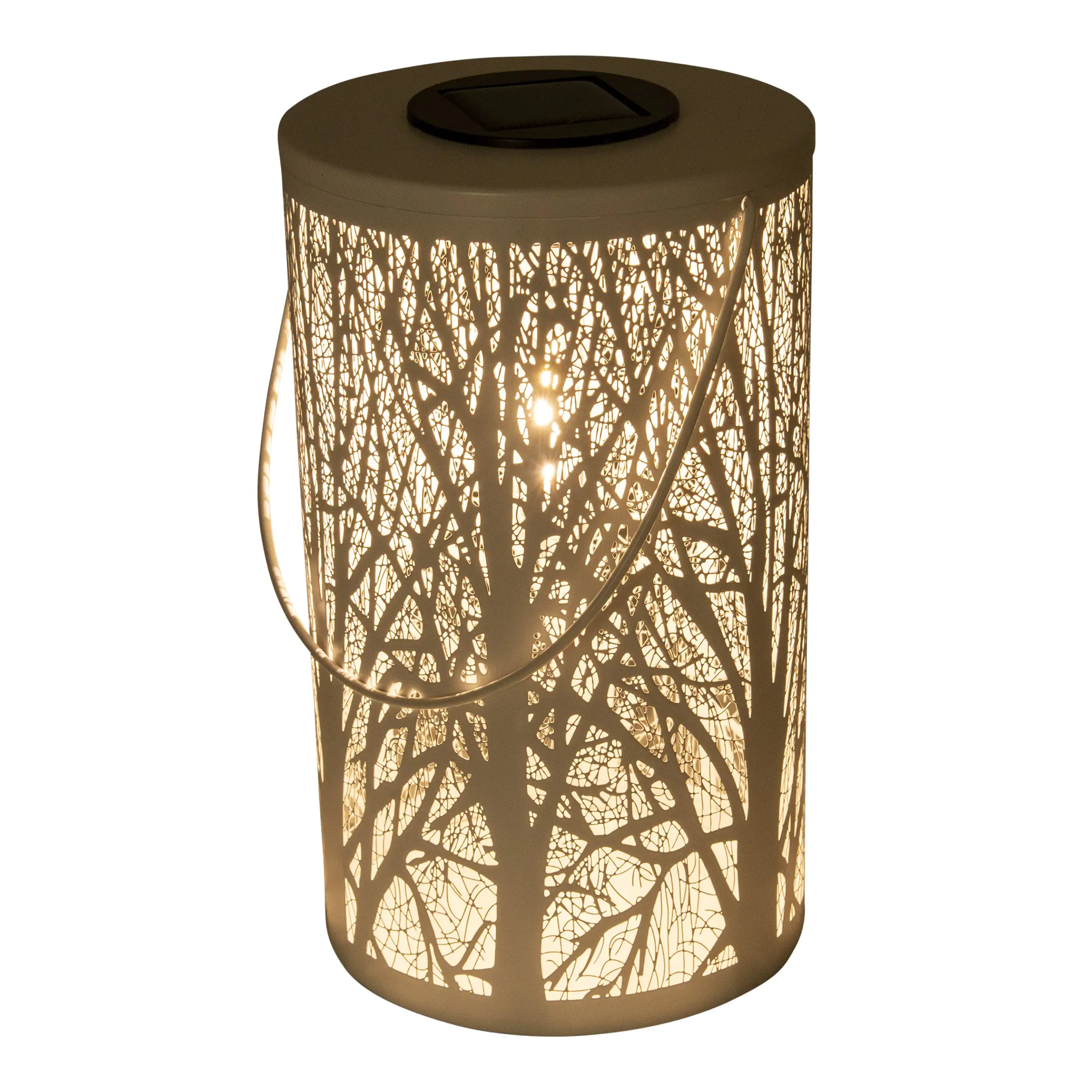 Light & More LED-Solarleuchte Bäume weiß warmweiß