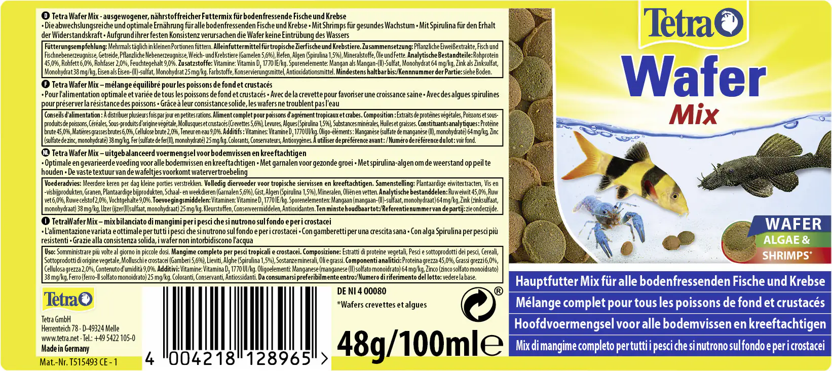 Tetra Wafer Mix 100 ml