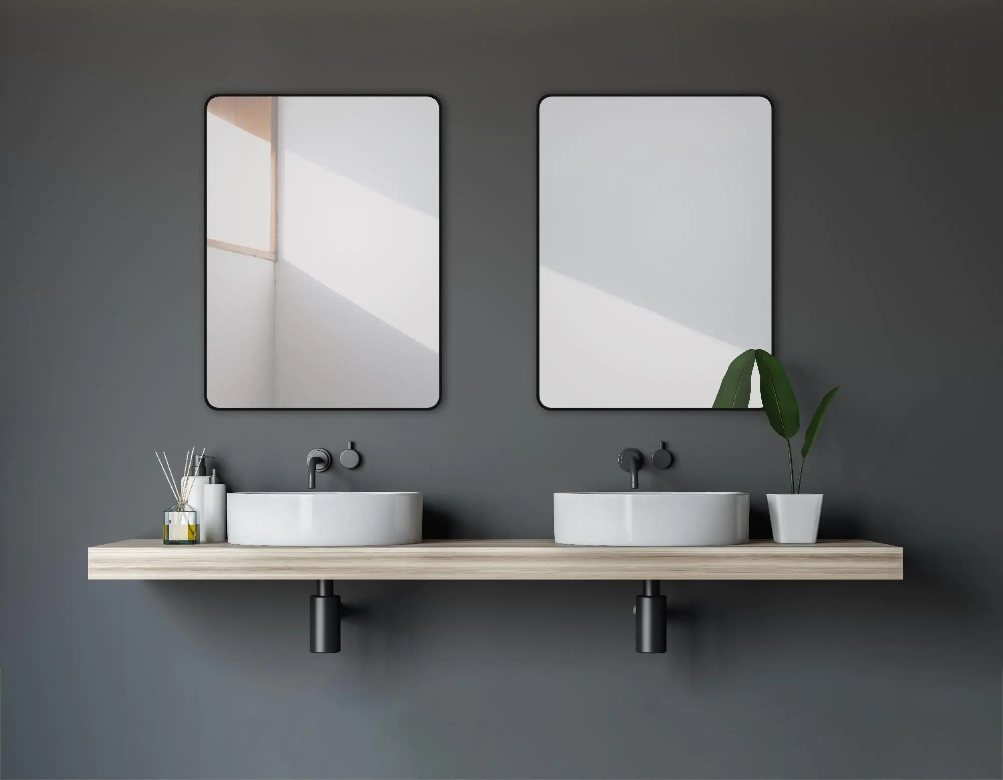 DSK Design Spiegel Black Magico 80x60 cm, schwarz DSK Design Spiegel Black Magico 80x60 cm, schwarz