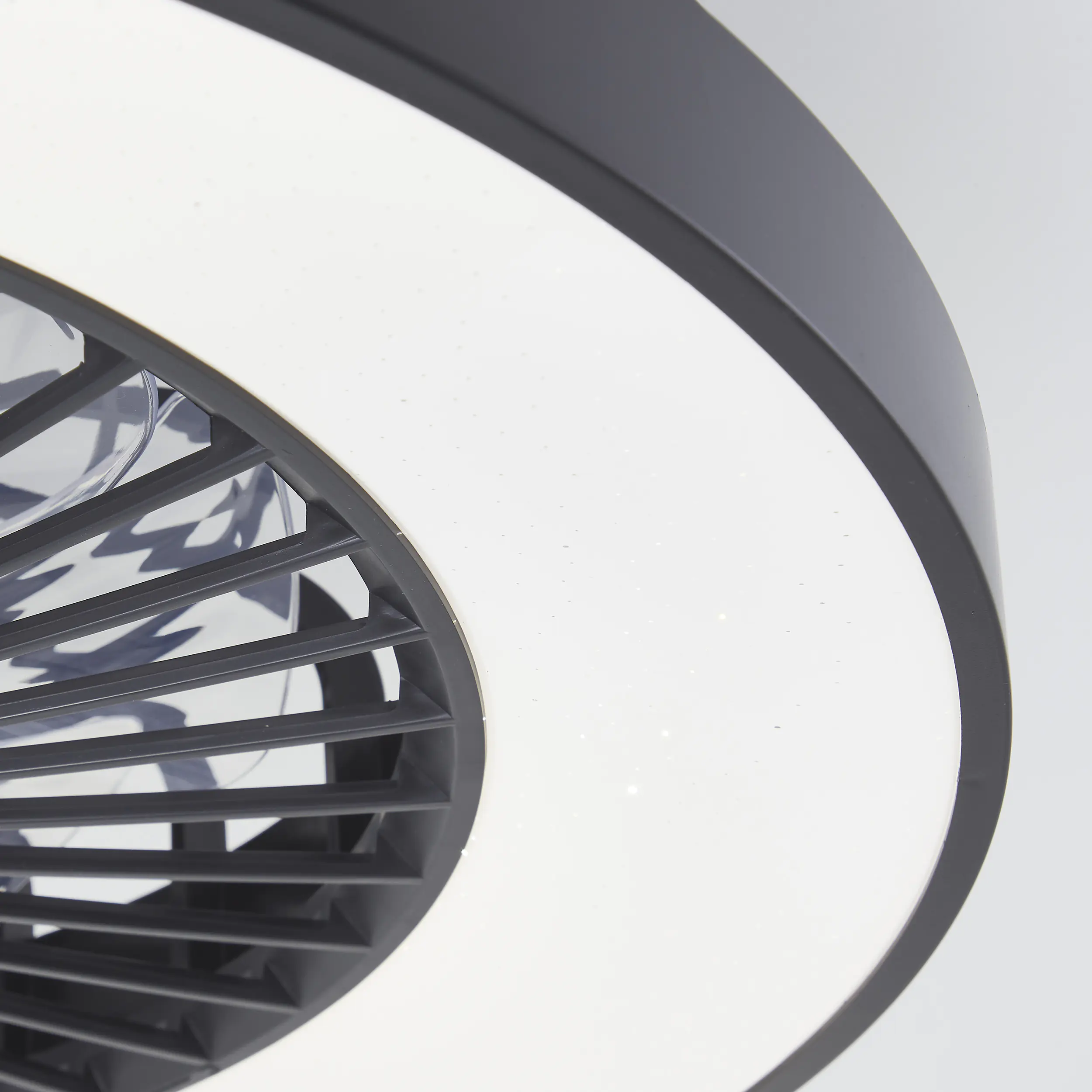 Brilliant LED Deckenleuchte mit Ventilator Mazzaro Ø 58 cm 55 W schwarz Brilliant LED Deckenleuchte mit Ventilator Mazzaro Ø 58 cm 55 W schwarz
