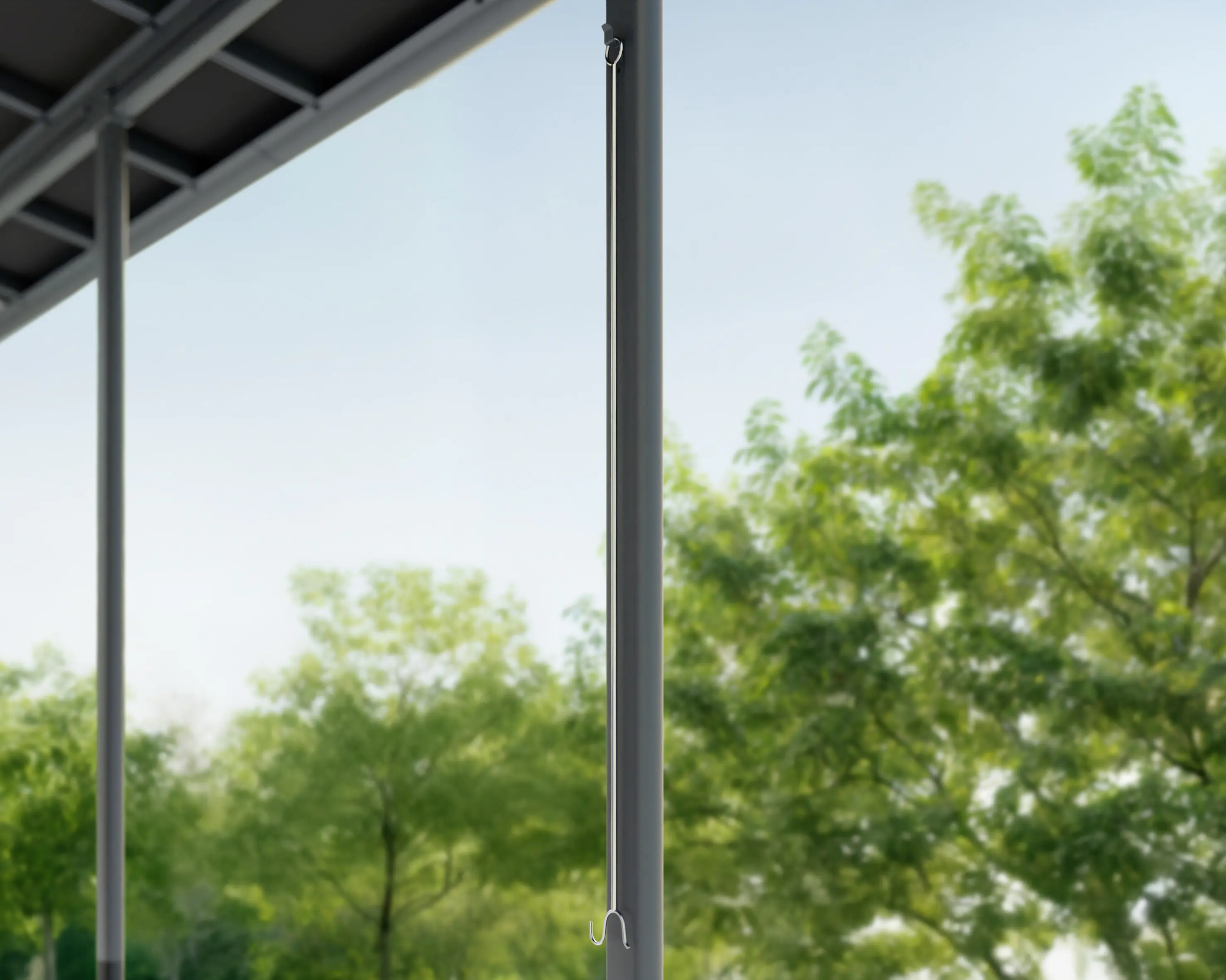 Canopia Terrassenüberdachung Sierra Cabrio 434 x 295 cm grau 