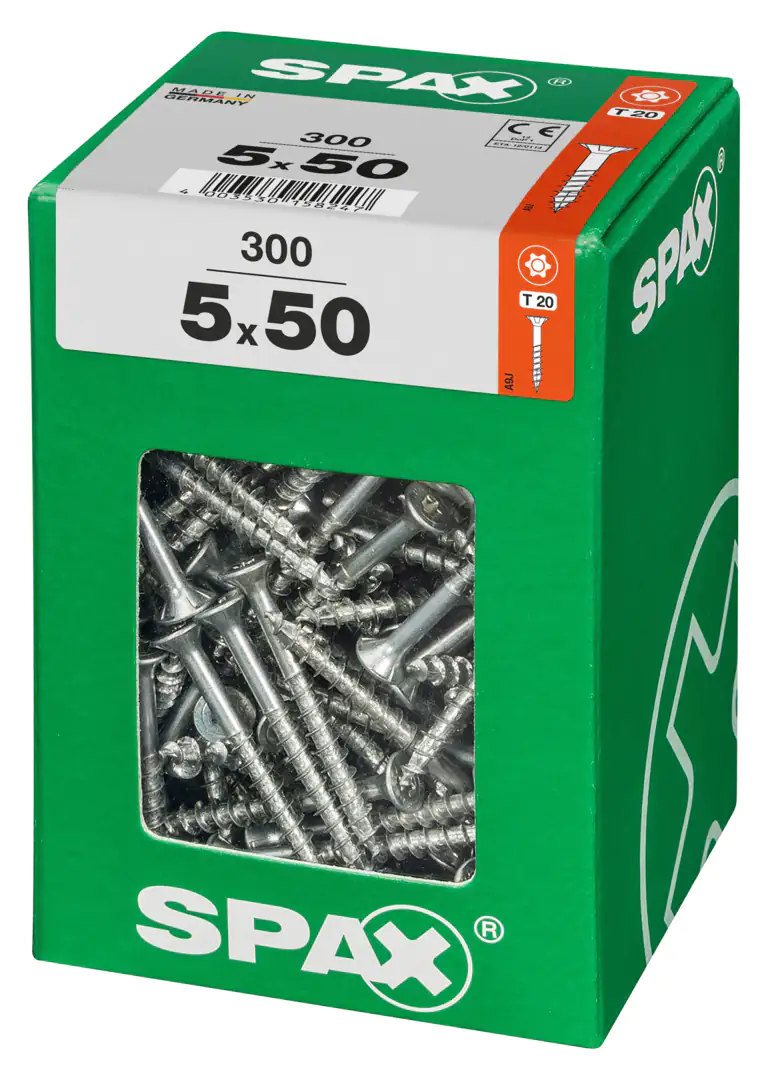 Spax Universalschrauben 5.0 x 50 mm TX 20 - 300 Stk.