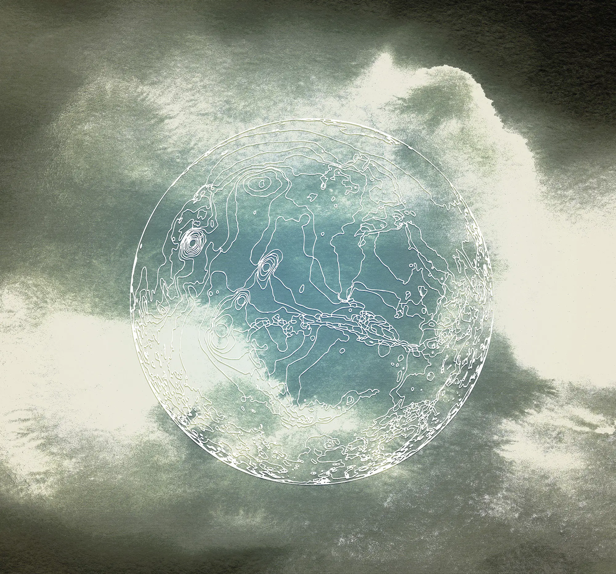 Komar Vlies Fototapete Surreal Planet 300 x 280 cm 