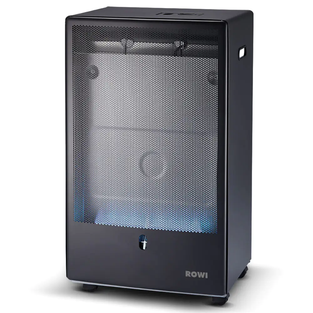 Rowi Gas-Heizofen Blue Flame Pro 4200 W, mit Thermostat, schwarz