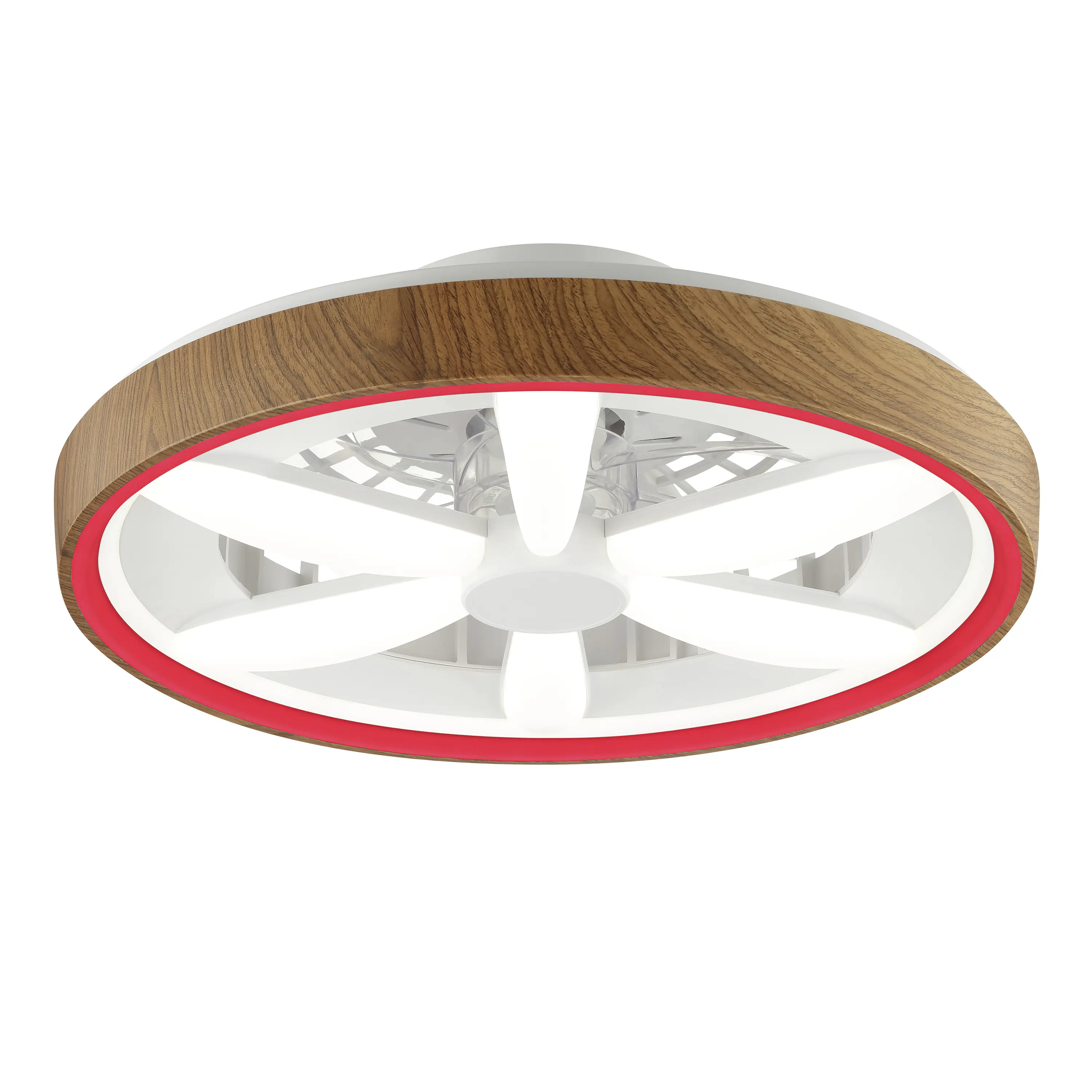 Brilliant LED Deckenleuchte mit Ventilator Gaiano Ø 48 cm 48 W holz/weiß Brilliant LED Deckenleuchte mit Ventilator Gaiano Ø 48 cm 48 W holz/weiß
