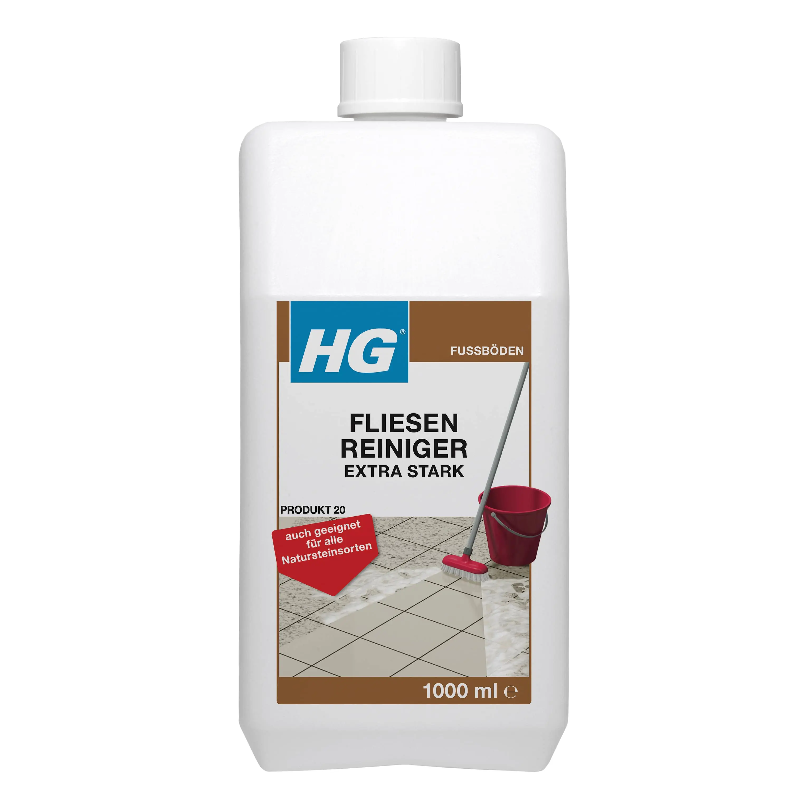 HG Fliesenreiniger extra stark 1 L HG Fliesenreiniger extra stark 1 L
