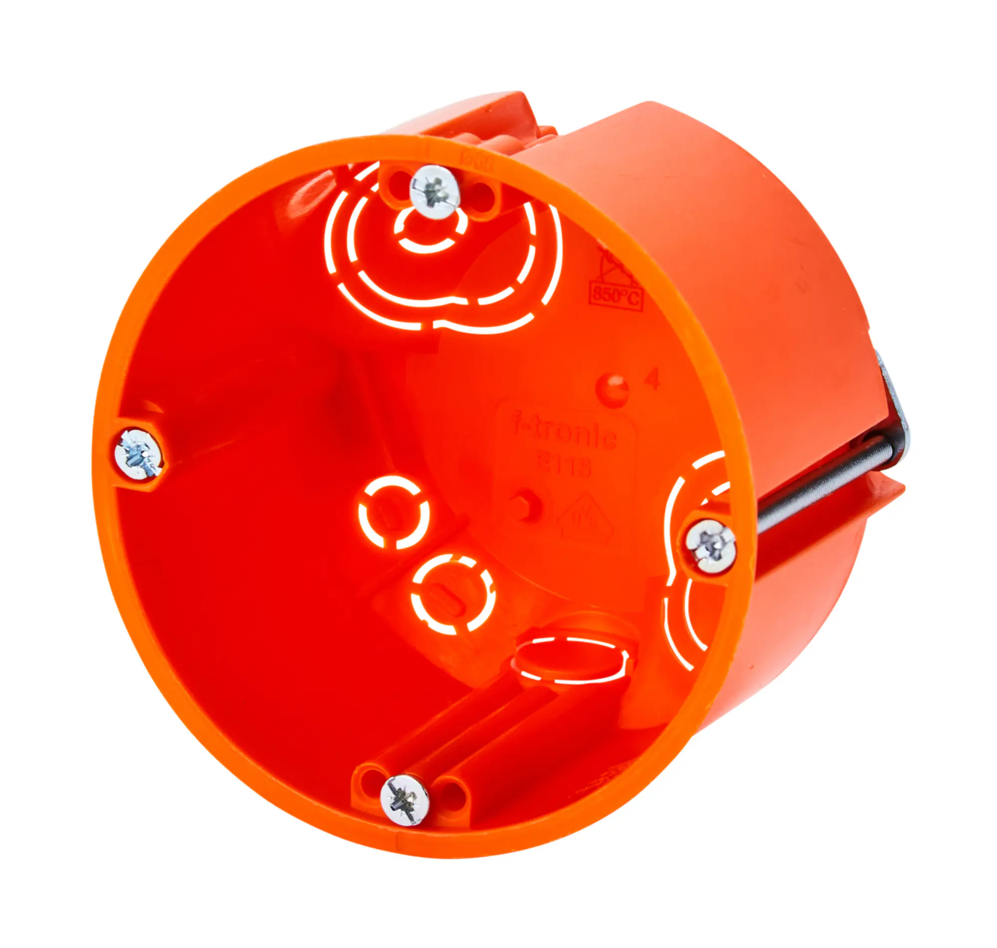 Hohlwand-Schalterdose 61 mm, orange Hohlwand-Schalterdose 61 mm, orange