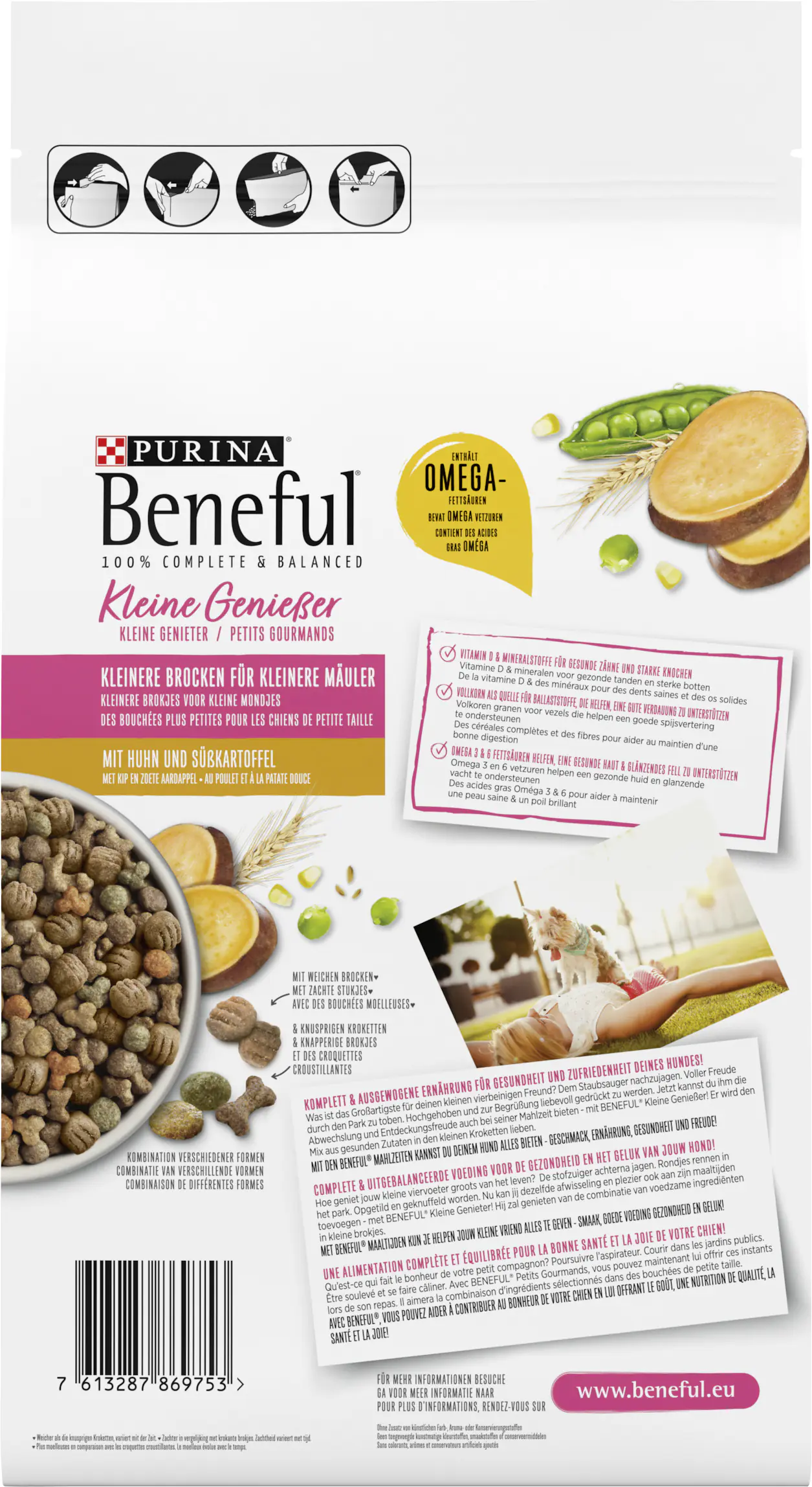 Beneful Hundefutter Original mit Huhn und Süßkartoffel 1,4 kg Beneful Hundefutter Original mit Huhn und Süßkartoffel 1,4 kg