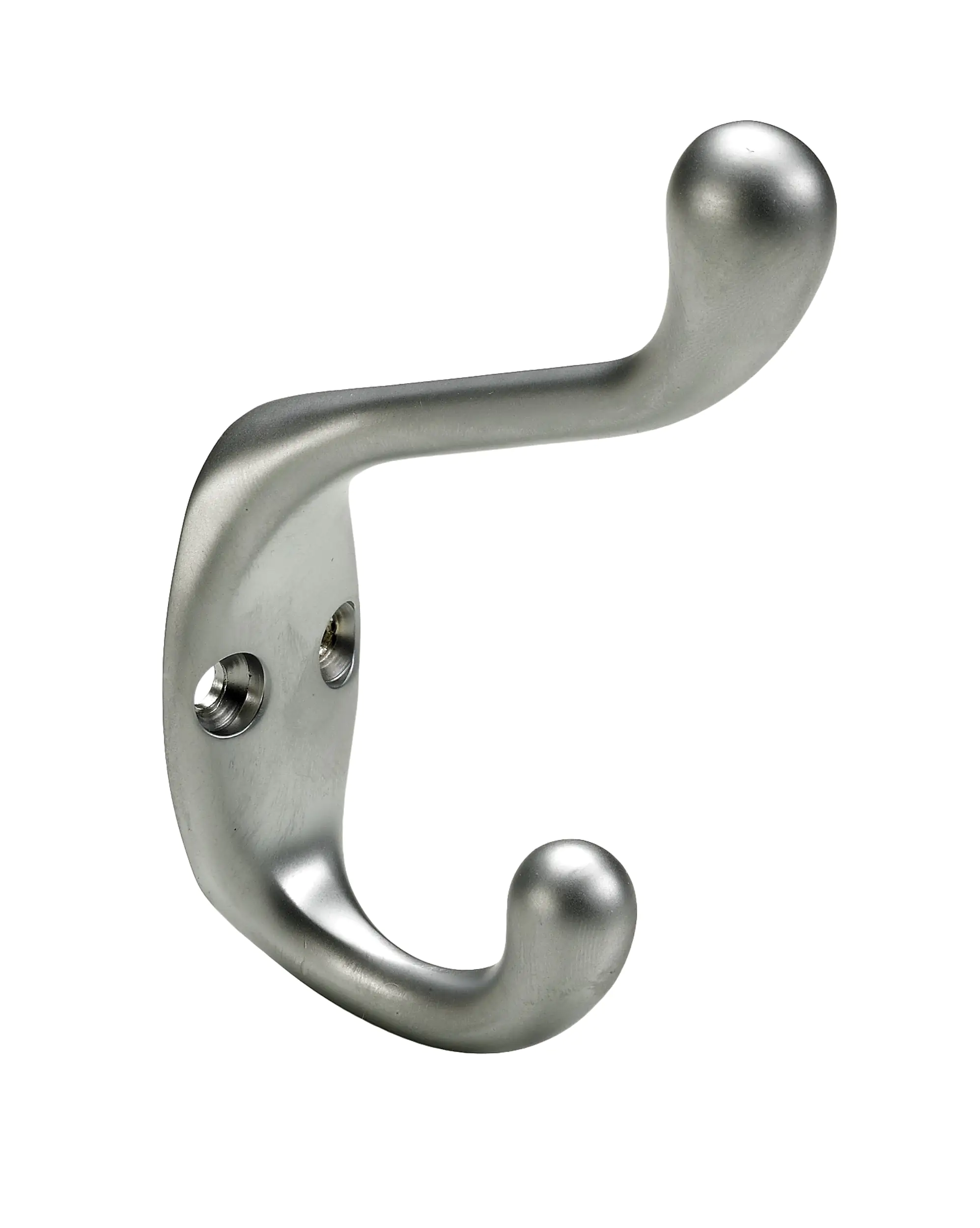 Hettich Hut- und Mantelhaken 9 x 2,4 x 6,3 cm  Aluminium-Optik - 1 Stück