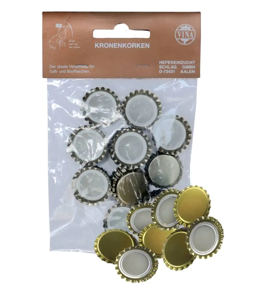 Kronkorken 26 mm Ø 25 Stück