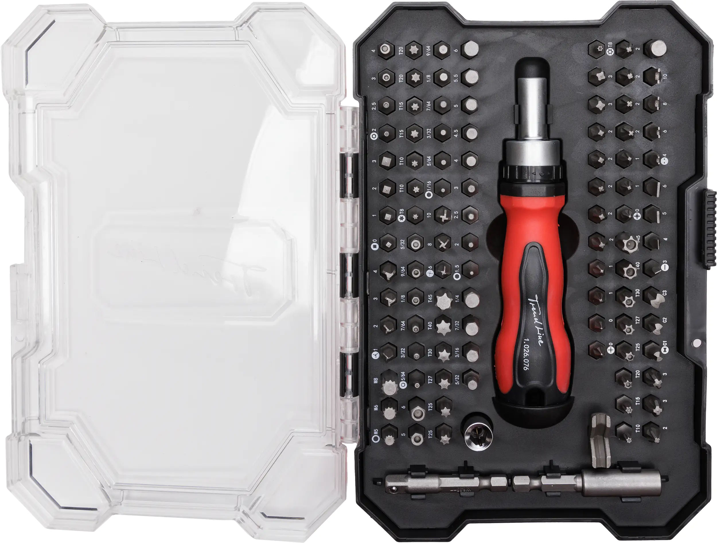 TrendLine Bit-Set mit Bithalter 105-teilig TrendLine Bit-Set mit Bithalter 105-teilig