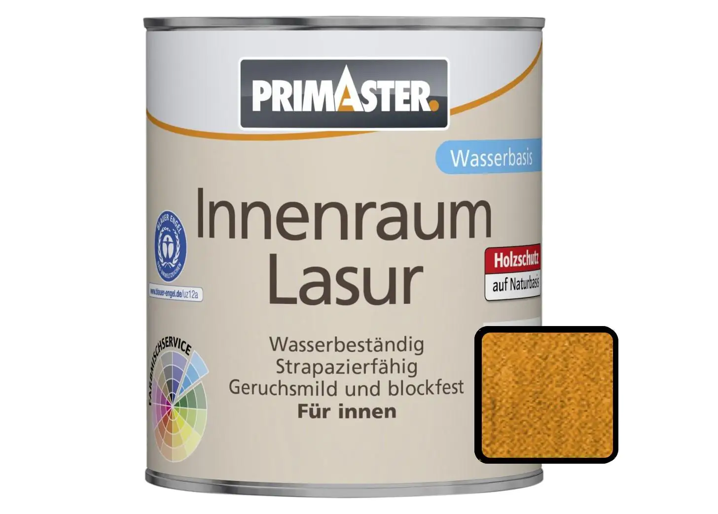 Primaster Innenraumlasur 750 ml honiggelb Primaster Innenraumlasur 750 ml honiggelb