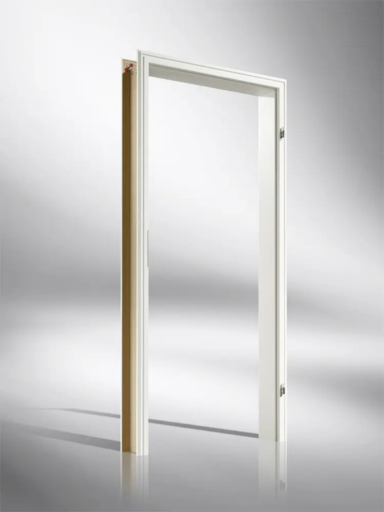 Borne Zarge CPL weiß 86 cm DIN rechts profiliert