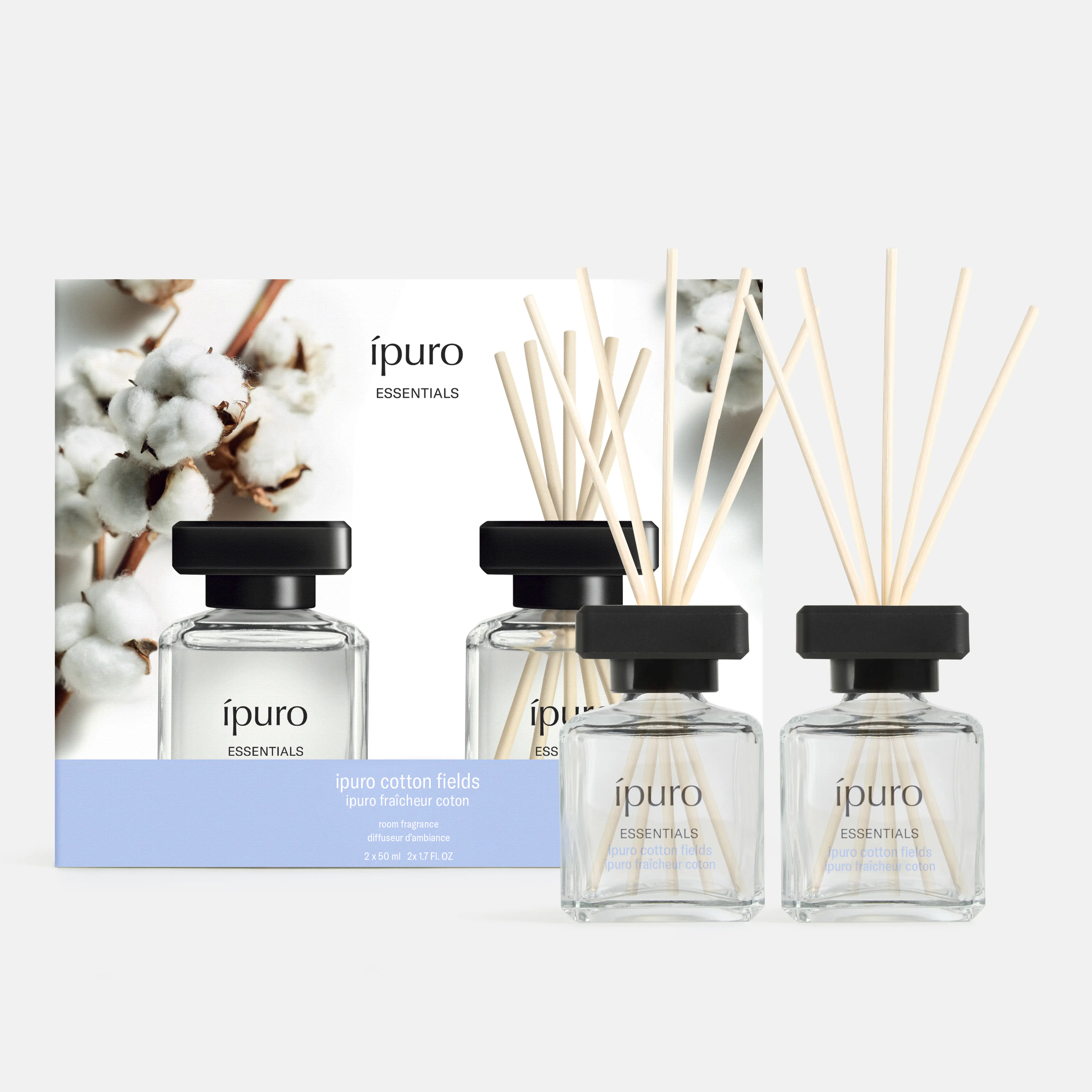 ipuro Raumduft Essentials Cotton Fields 2 x 50 ml