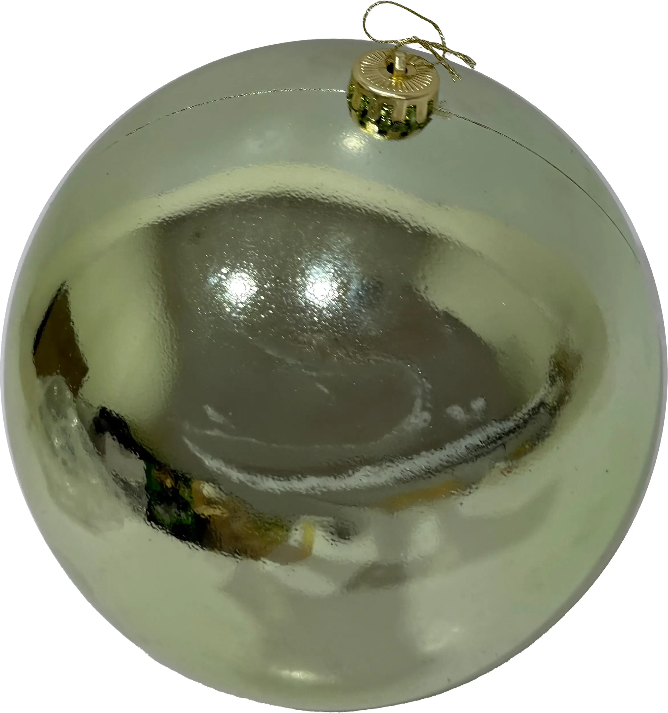 TrendLine Weihnachtskugel aus Kunststoff bruchfest Ø 20 cm grün 1 Stück