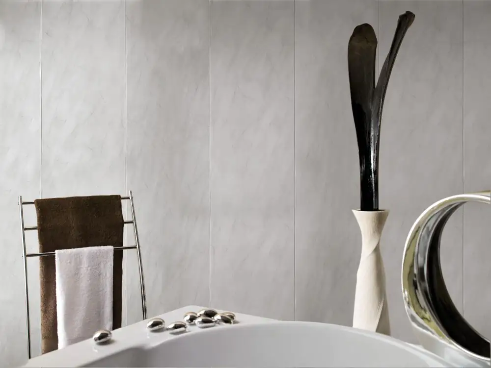 Grosfillex Kunststoffpaneele Element 260 x 37,5 cm 8 mm Marmor grau