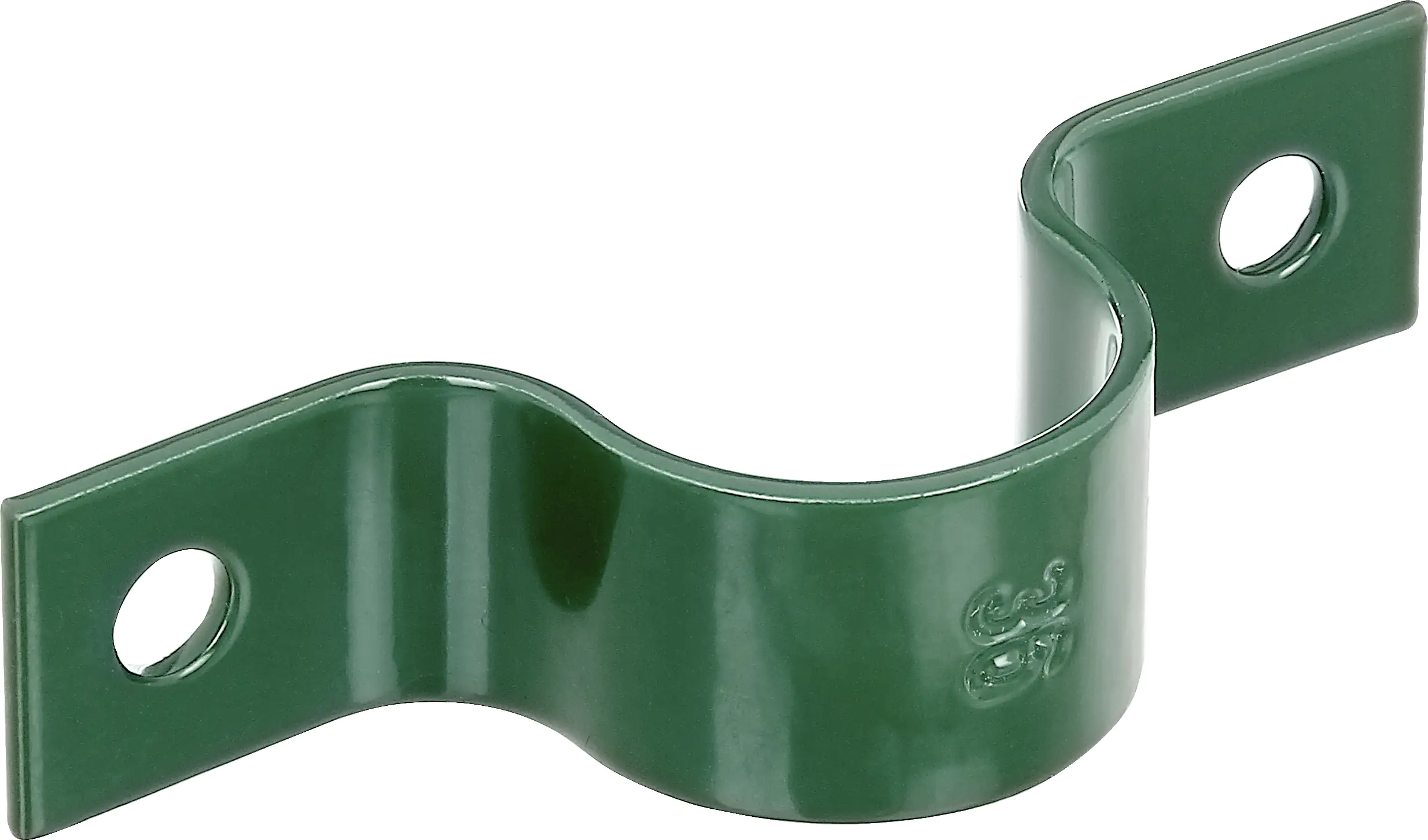 Alberts Rohrschelle für Zaunpfosten Ø 36 mm grün