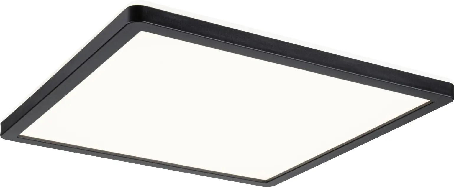 Paulmann LED Panel Atria Shine schwarz 29,3 x 29,3 cm warmweiß