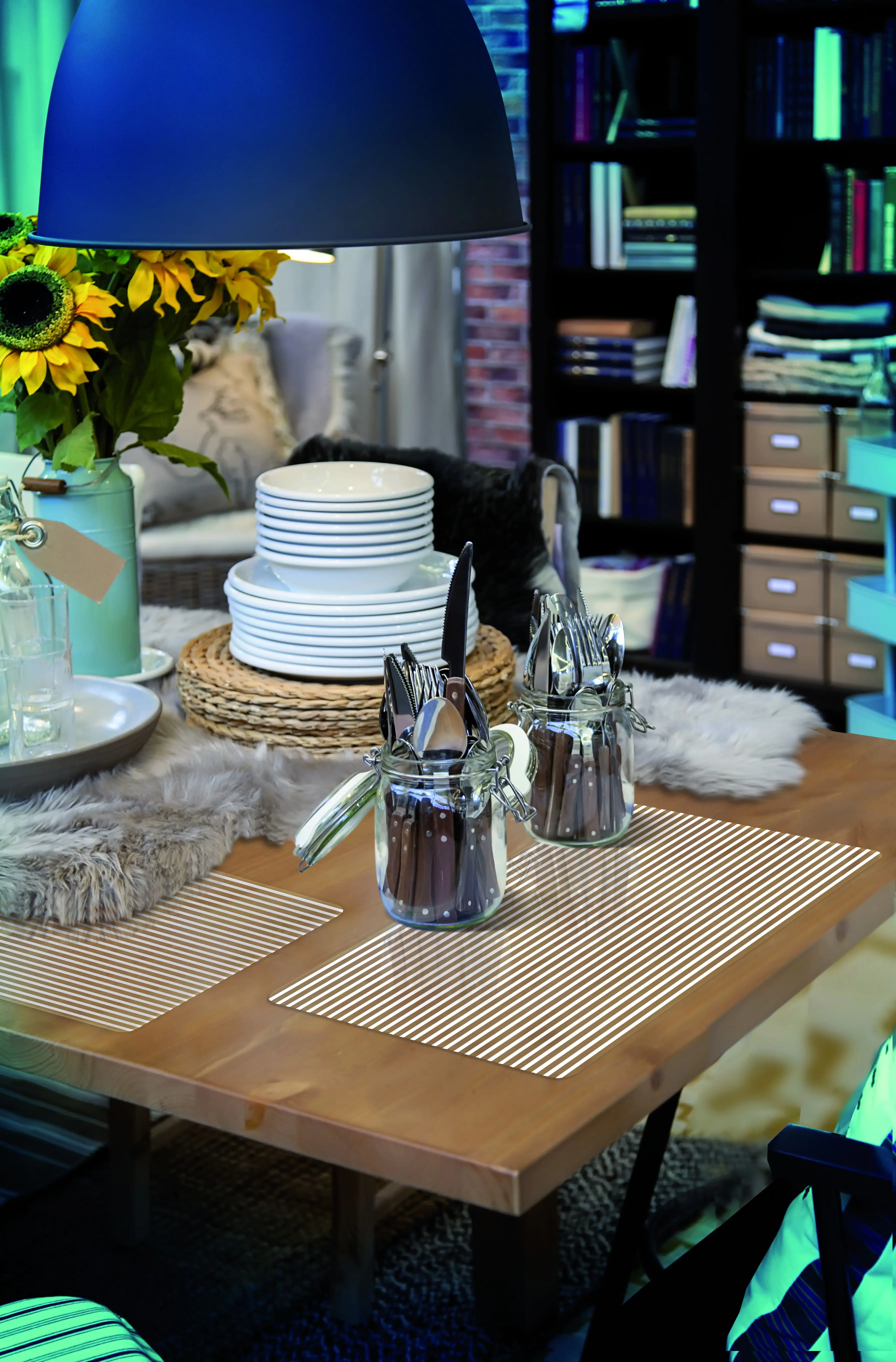 4007386331205 d-c-table® Tischset Rio Ben 44 x 29 cm, weiß