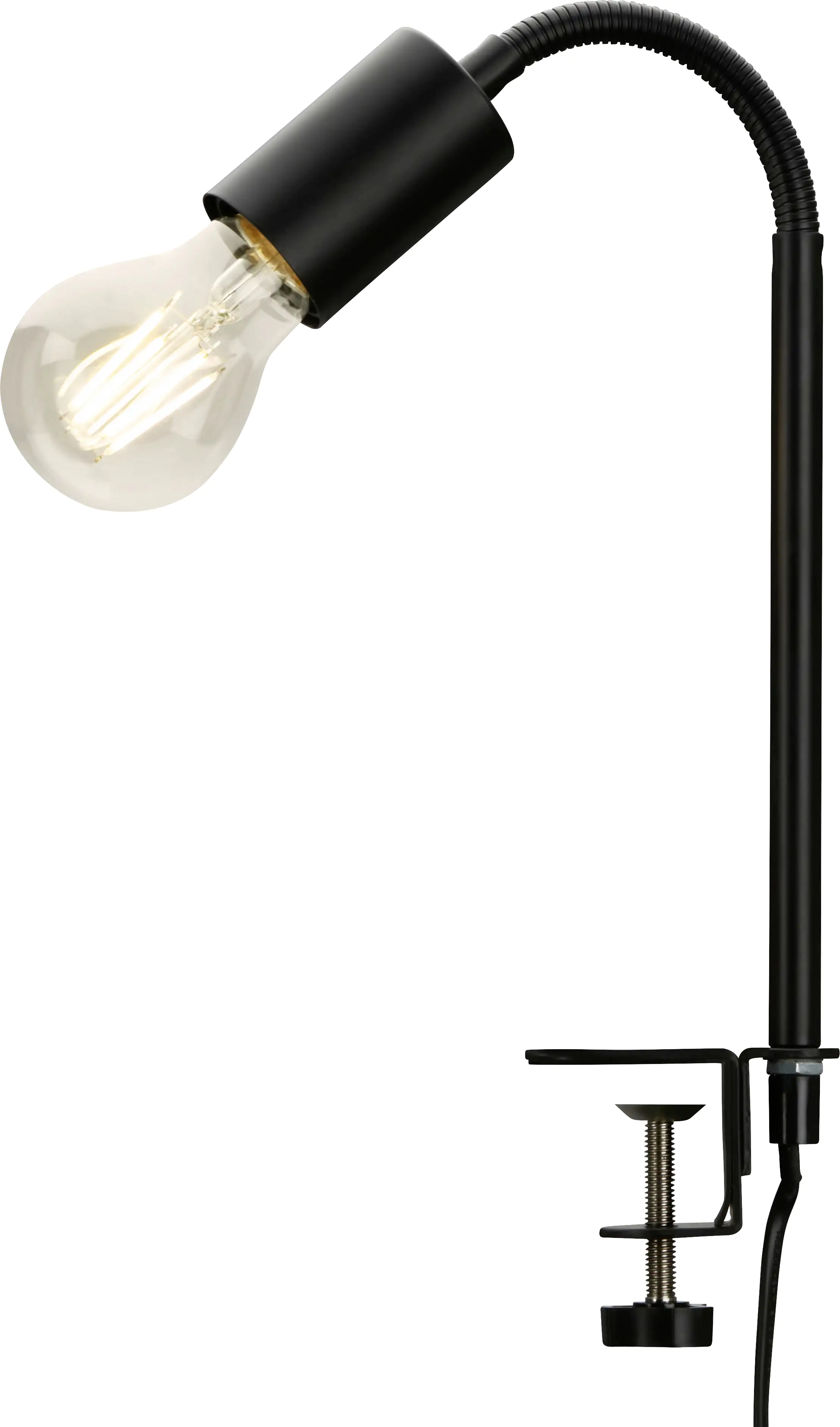 Briloner Klemmleuchte Krampo schwarz E27, max. 10W Briloner Klemmleuchte Krampo schwarz E27, max. 10W