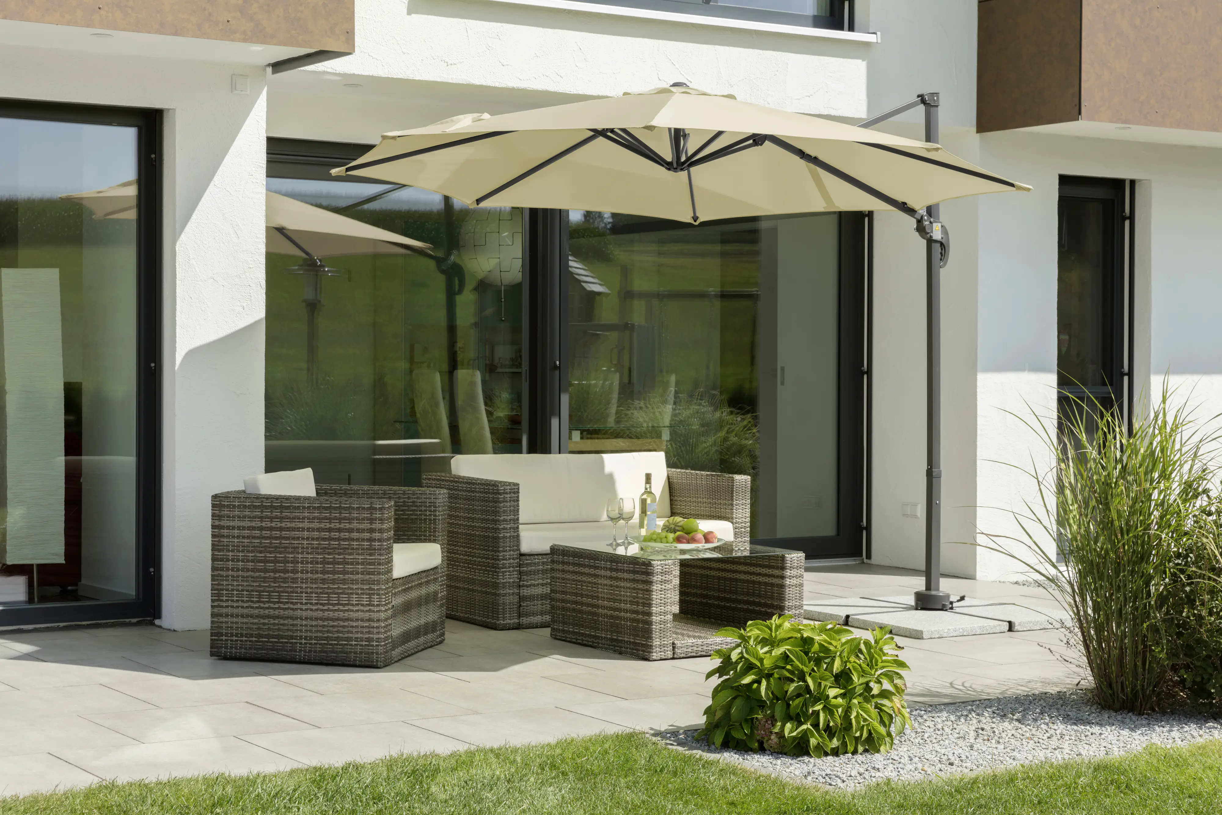 Schneider Sonnenschirm Rhodos Junior natur Ø 300 cm