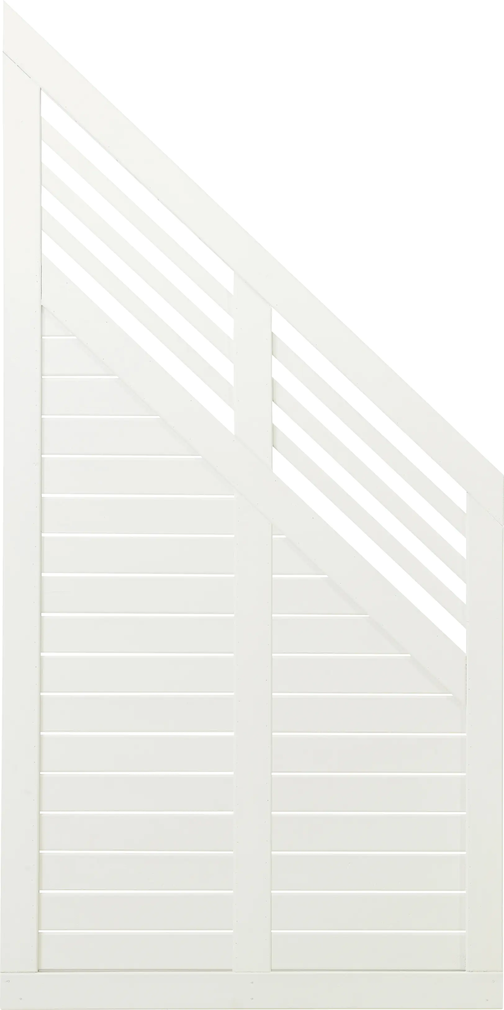 Plus Zaun Decora 90 x 180/95 cm RAL 9010 Weiß