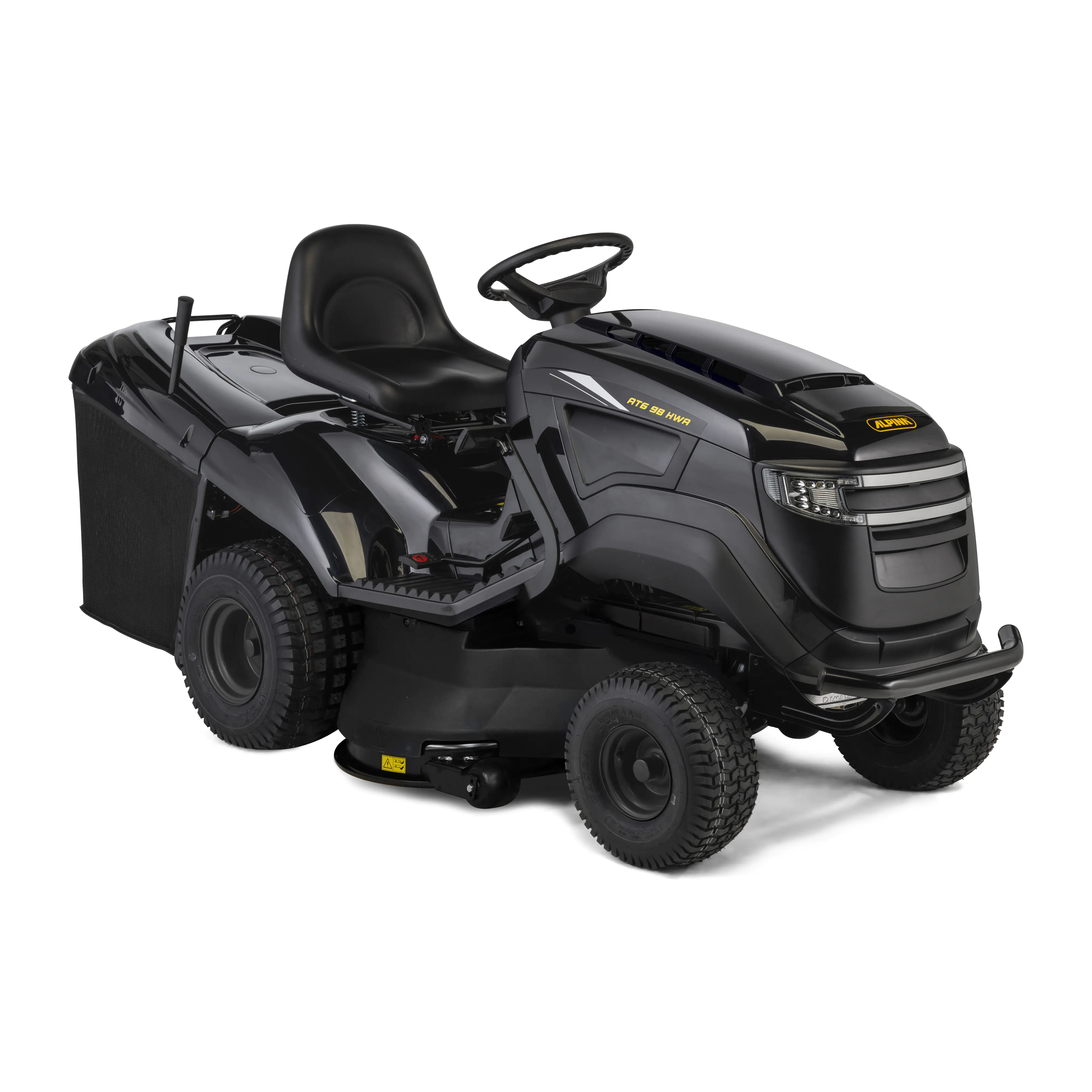 Alpina Rasentraktor AT6 98 HWA 98 cm Schnittbreite Zweizylinder Motor inkl. Mulchfunktion