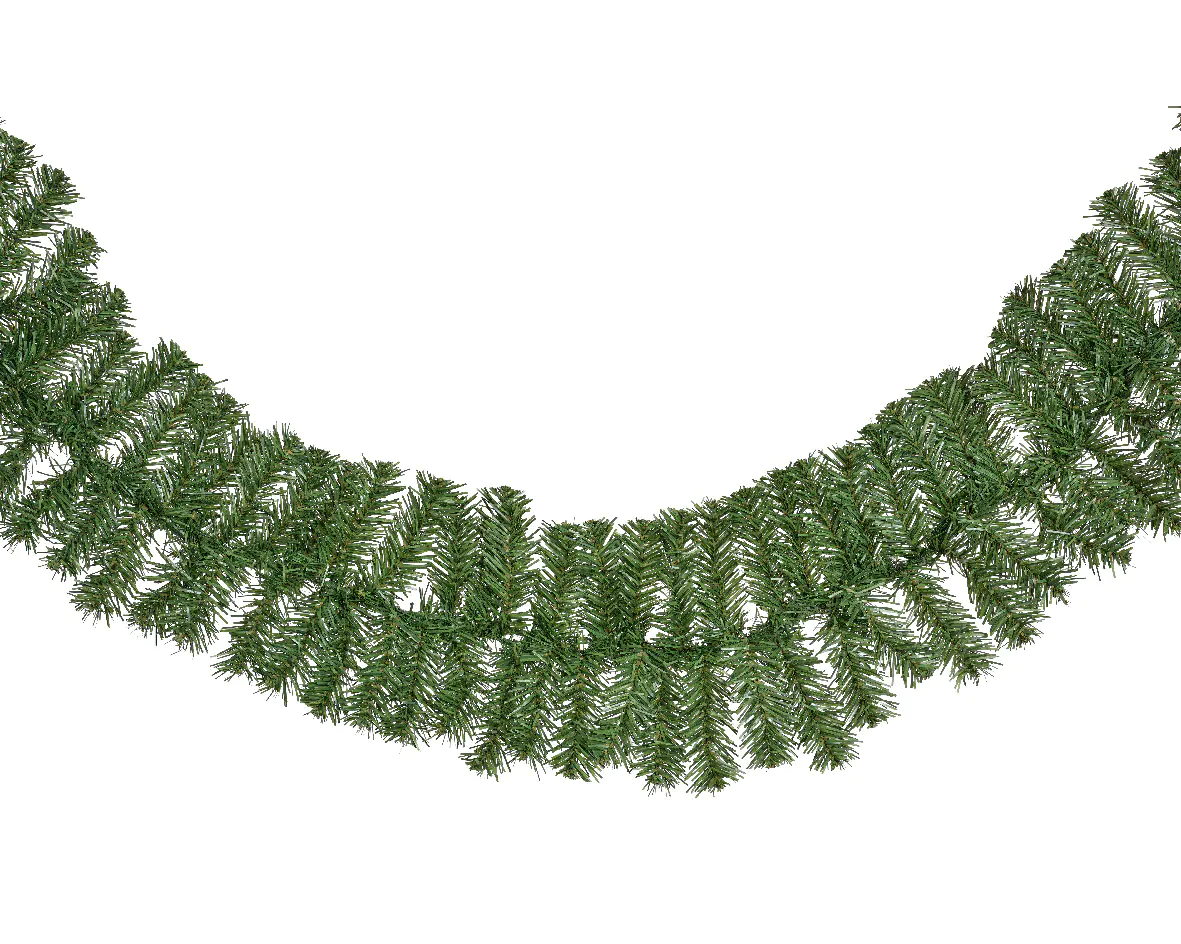 Everlands Imperial Tannengirlande light 270 x 9,5 cm grün für Innen und Außen