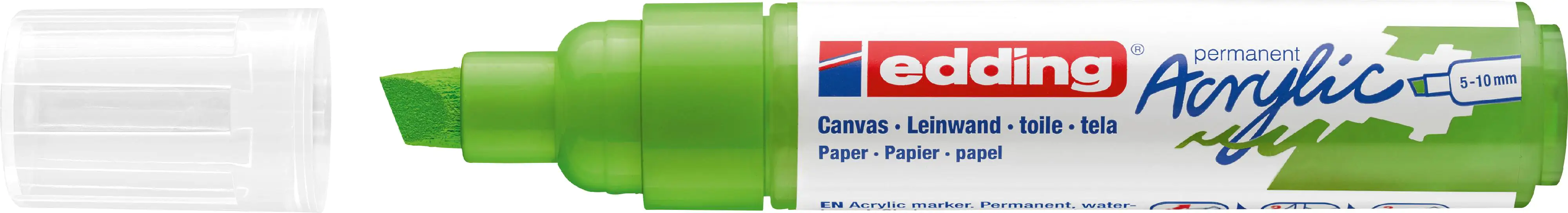 edding 5000 Acrylmarker breit gelbgrün 5 - 10 mm
