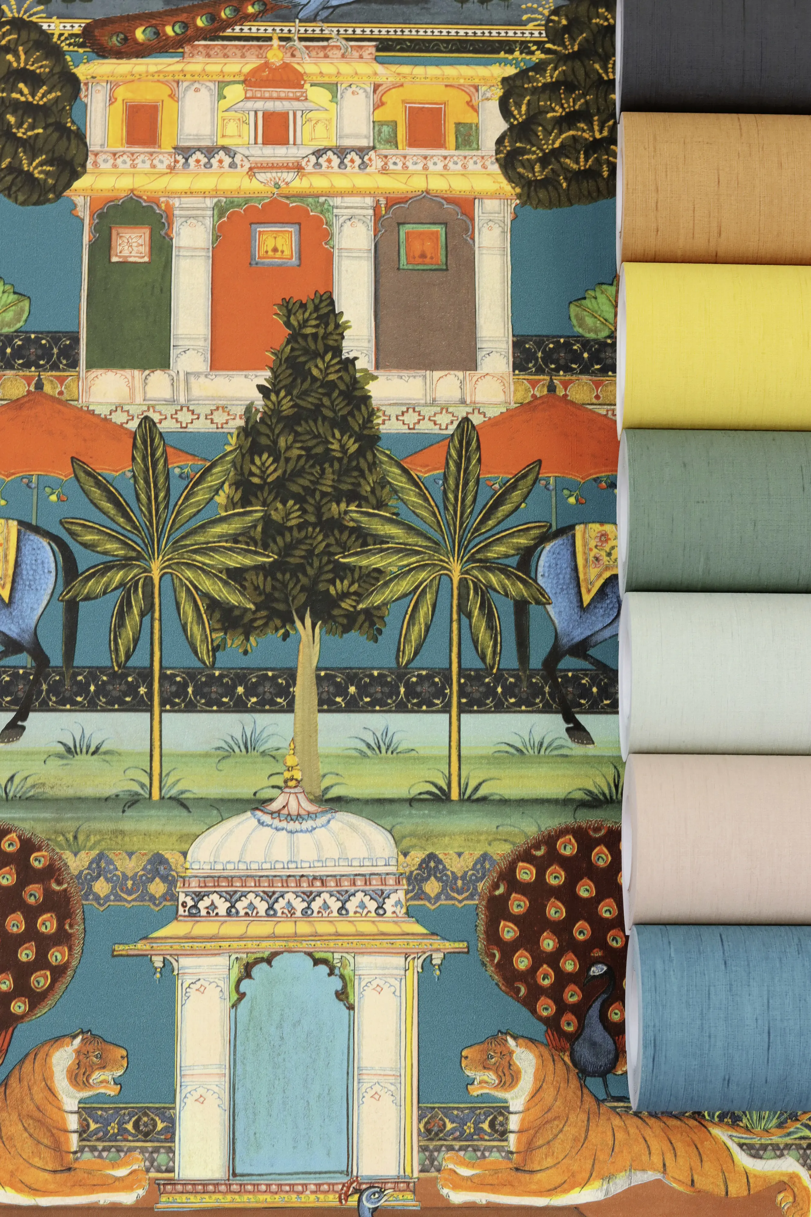 Rasch Vliestapete 746211 Grün-Hellgrün Muster & Motive 10,05 m x 0,53 m