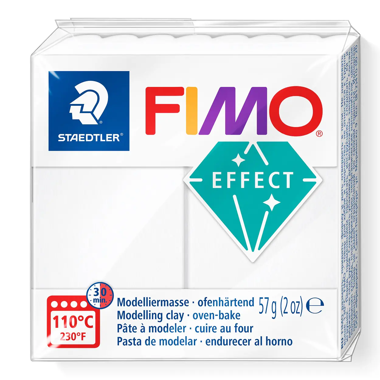 FIMO Effect Modelliermasse transparent 57 g
