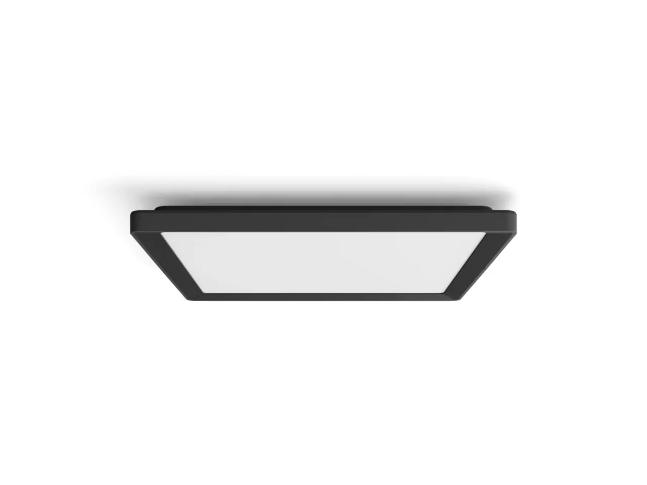 Philips Hue LED Deckenleuchte Tento + Dimmschalter eckig schwarz 39,5 x 39,5 cm RGB