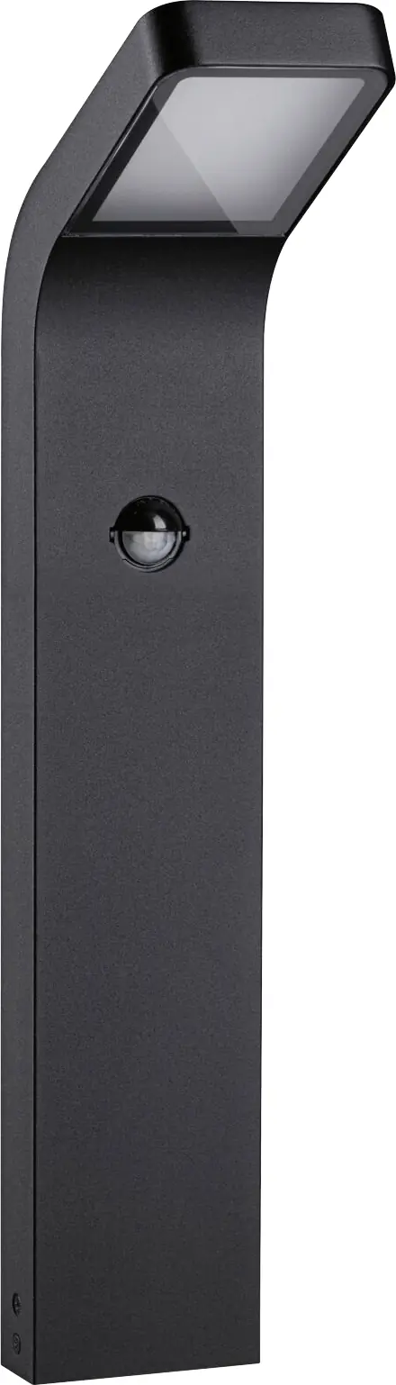 Paulmann LED Pollerleuchte Kulma anthrazit 50 x 9 cm warmweiß mit Bewegungsmelder