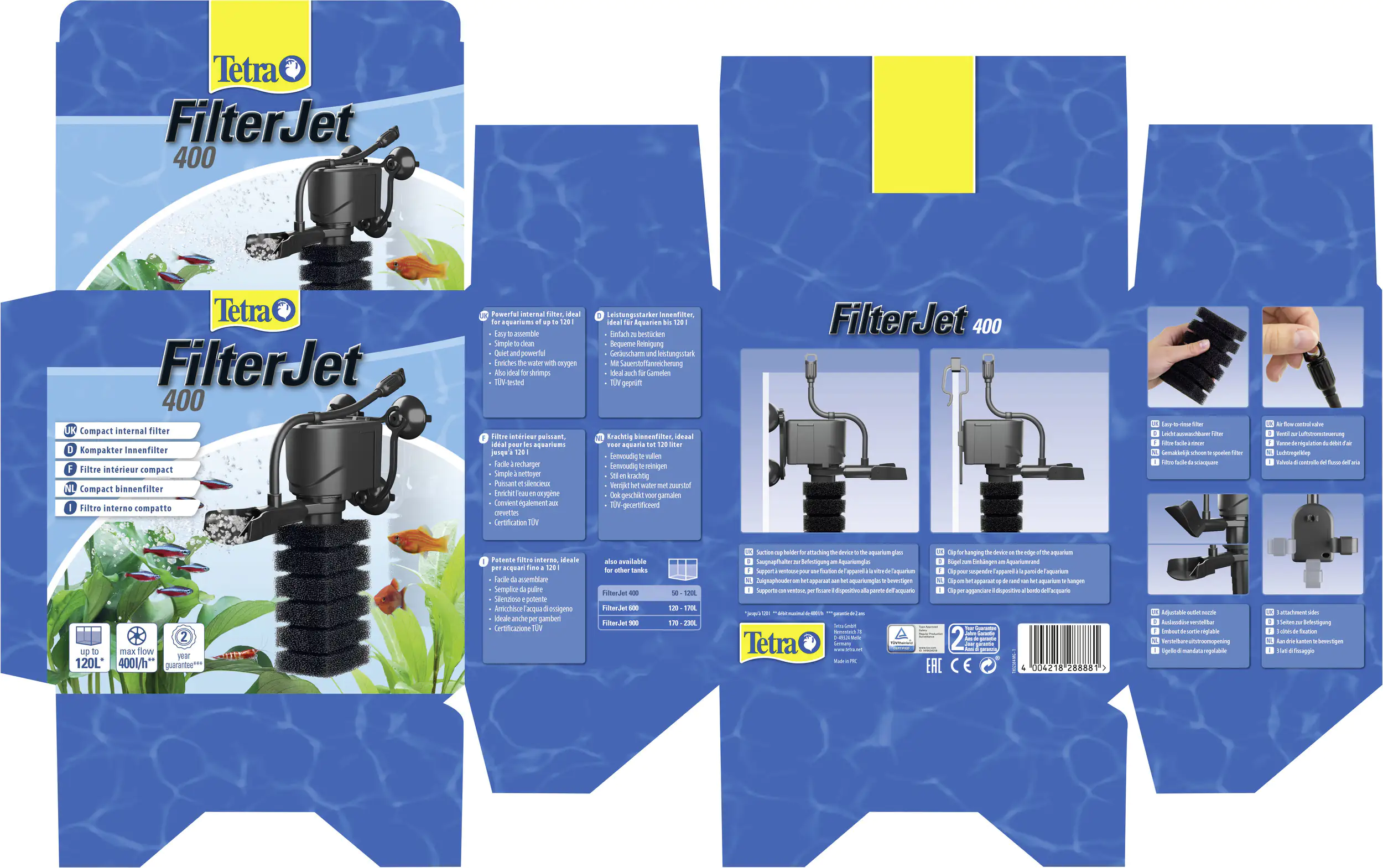 Tetra Aquarienfilter FilterJet 400
