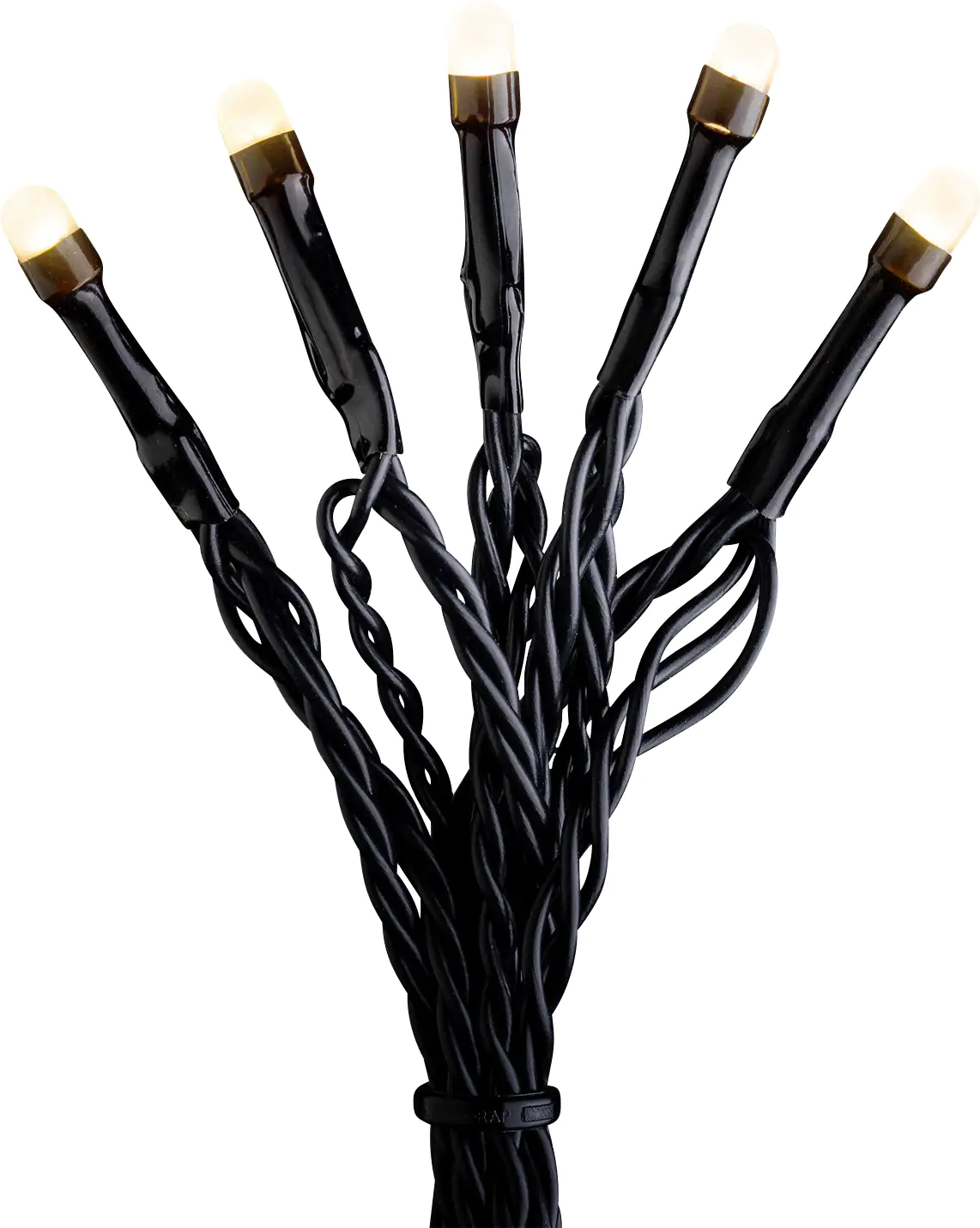 Konstsmide LED Lichternetz Micro 200 bernsteinfarbene Dioden für Außen