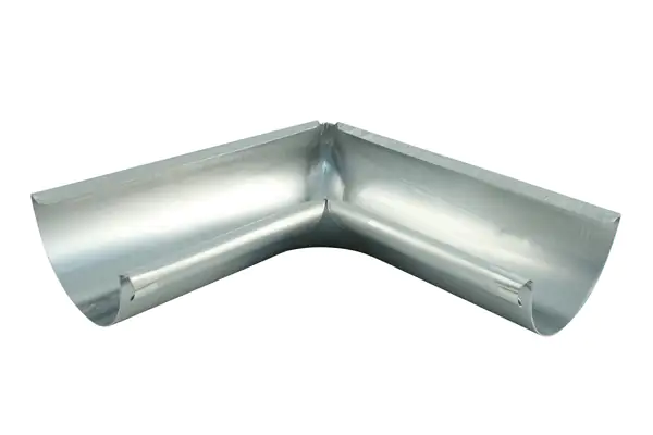 Marley Rinnenwinkel NW 125 mm, Innenecke, 90°, halbrund, titan-zink