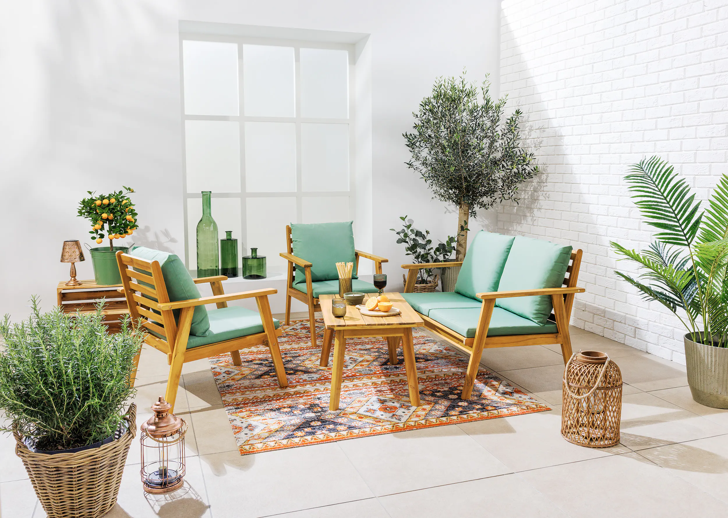 Primaster Loungeset Lovina 4-teilig