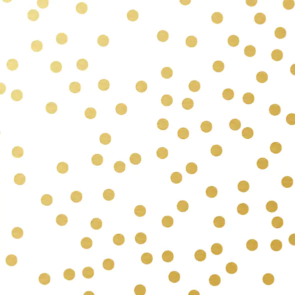 Braun & Company Servietten weiß gold 33 x 33 cm - 20er Pack