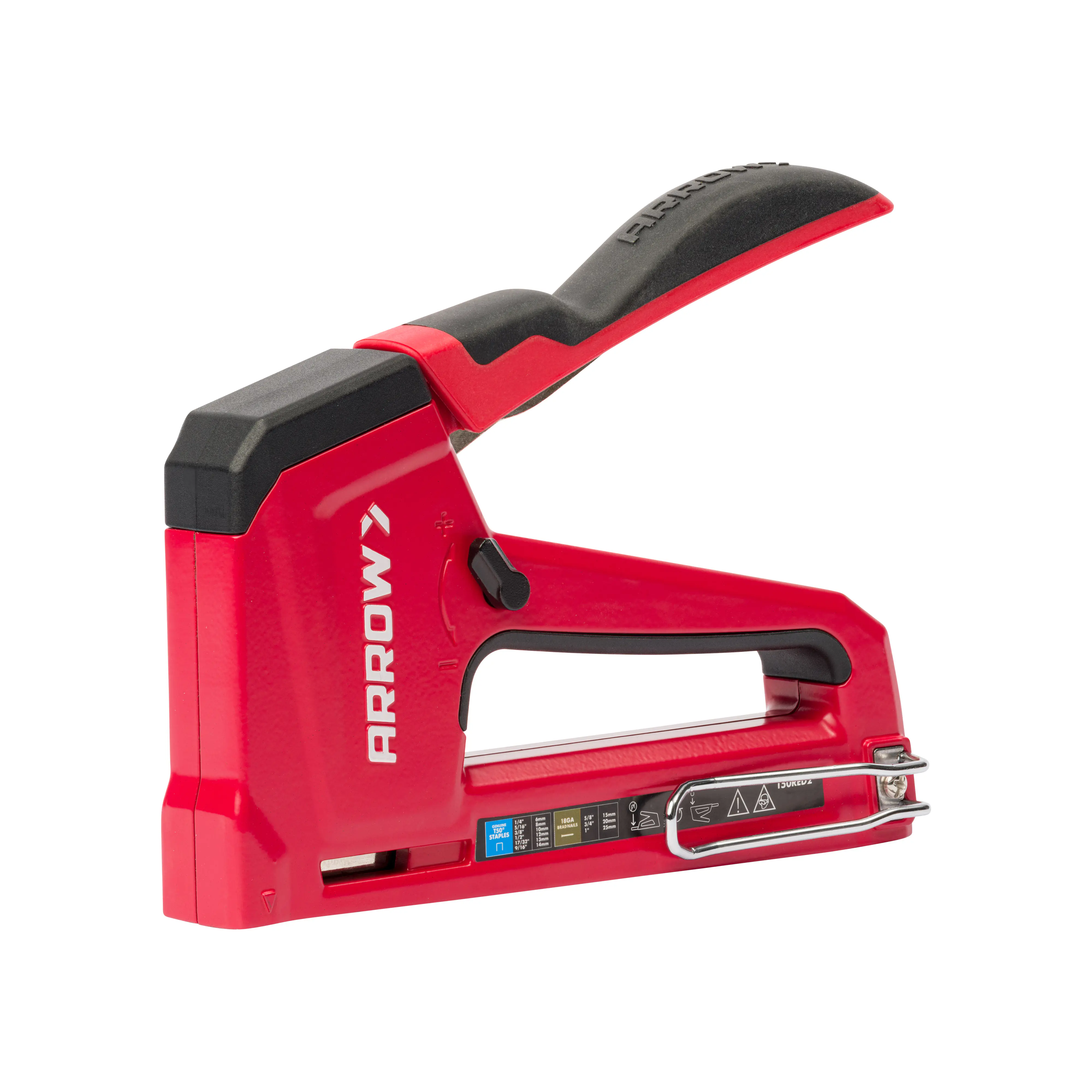 Arrow Handtacker T50 RED2 Profi für Flachdrahtklammern & Nägel