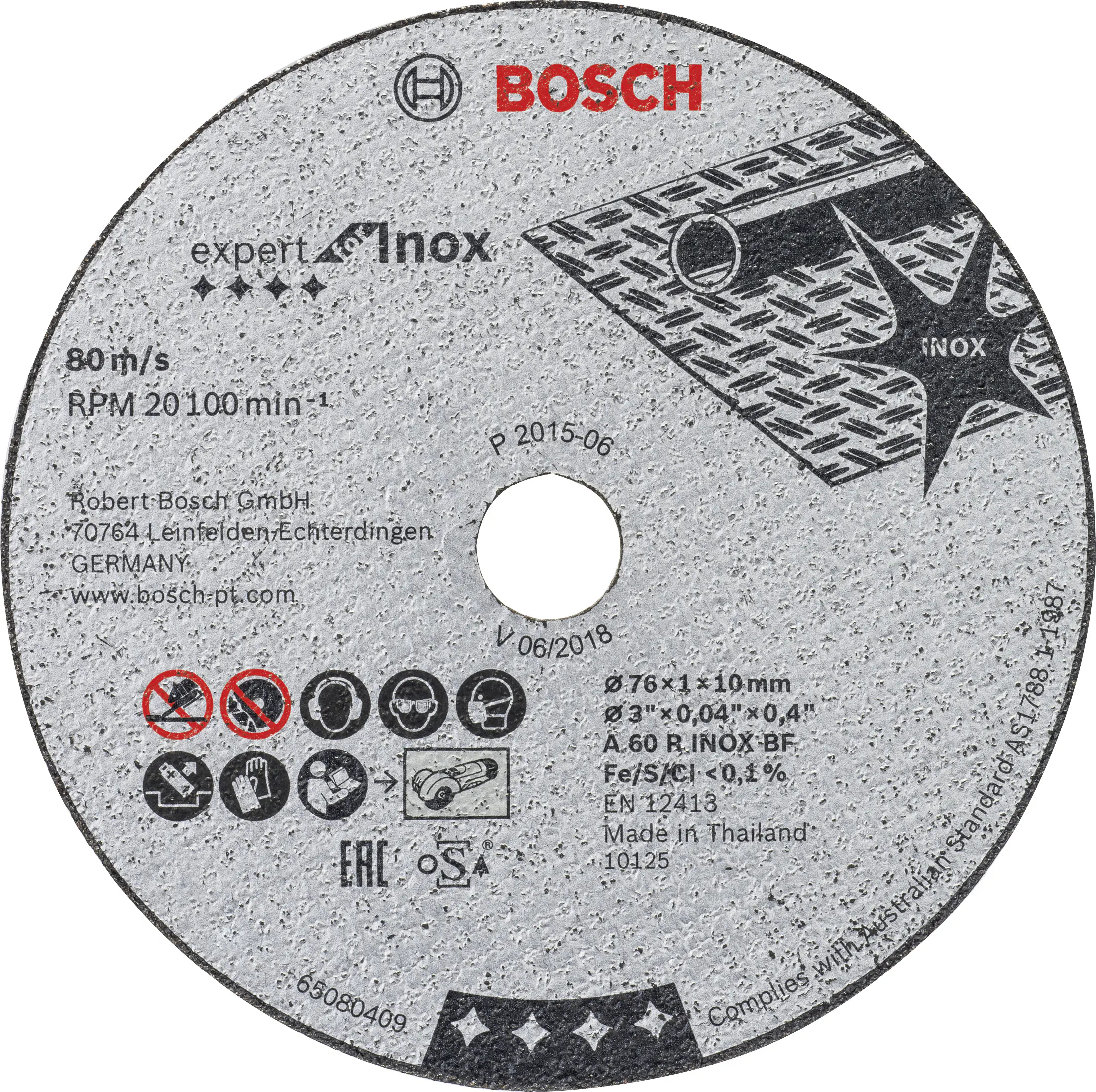 Bosch Trennscheibe Expert Ø 76 x 10 mm für GWS 12 V Bosch Trennscheibe Expert Ø 76 x 10 mm für GWS 12 V